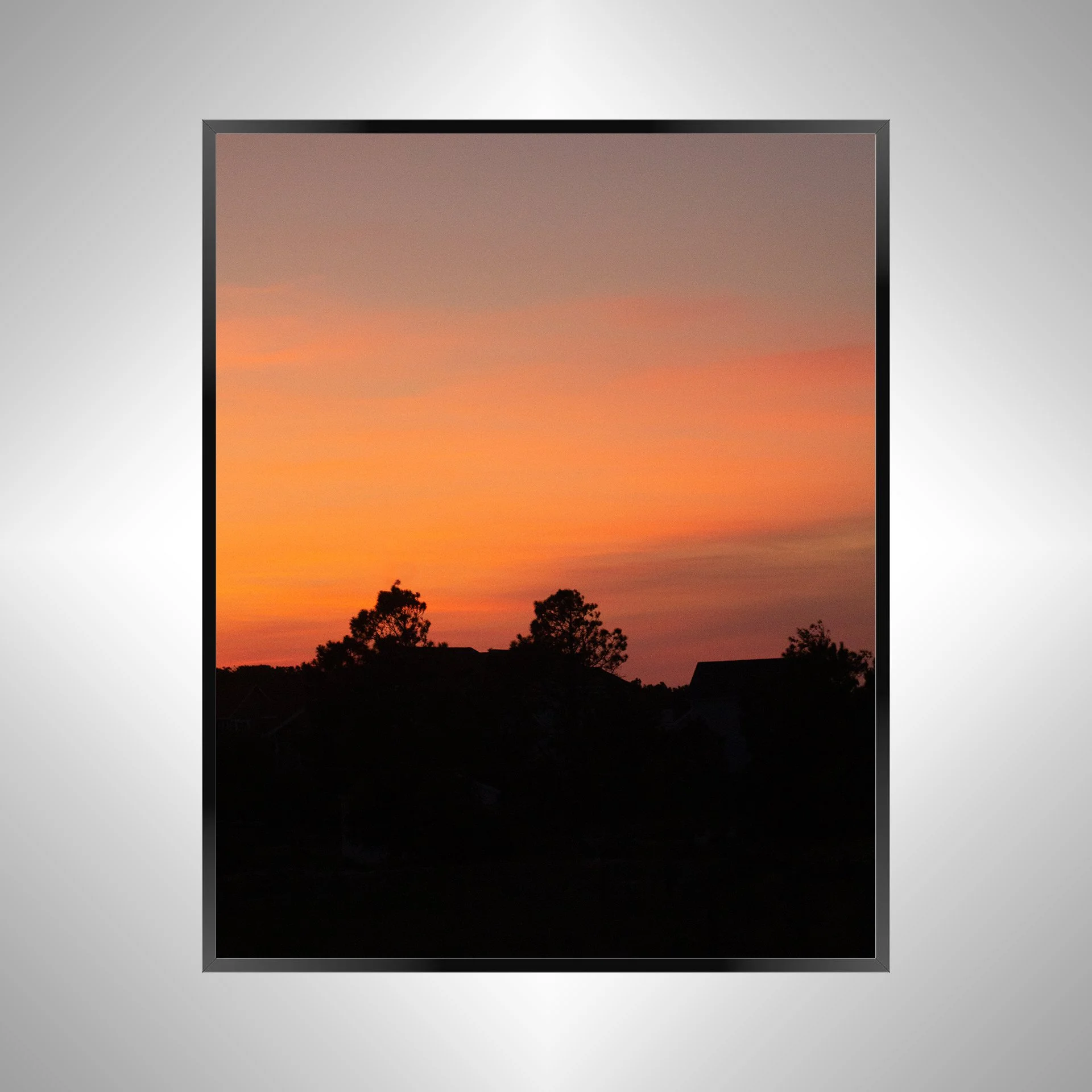 1/10 Sunrise Behind Beach Houses in Duck