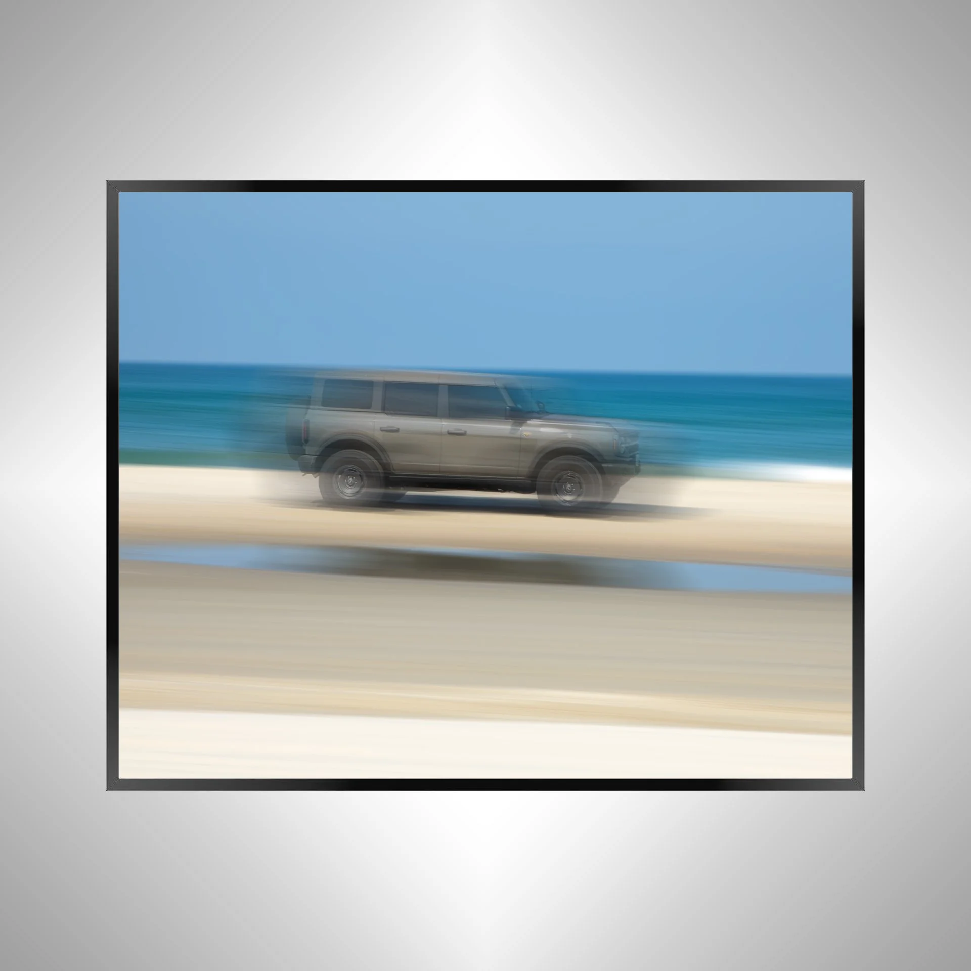 1/1 Beach Bronco in Carova (Motion Blur)