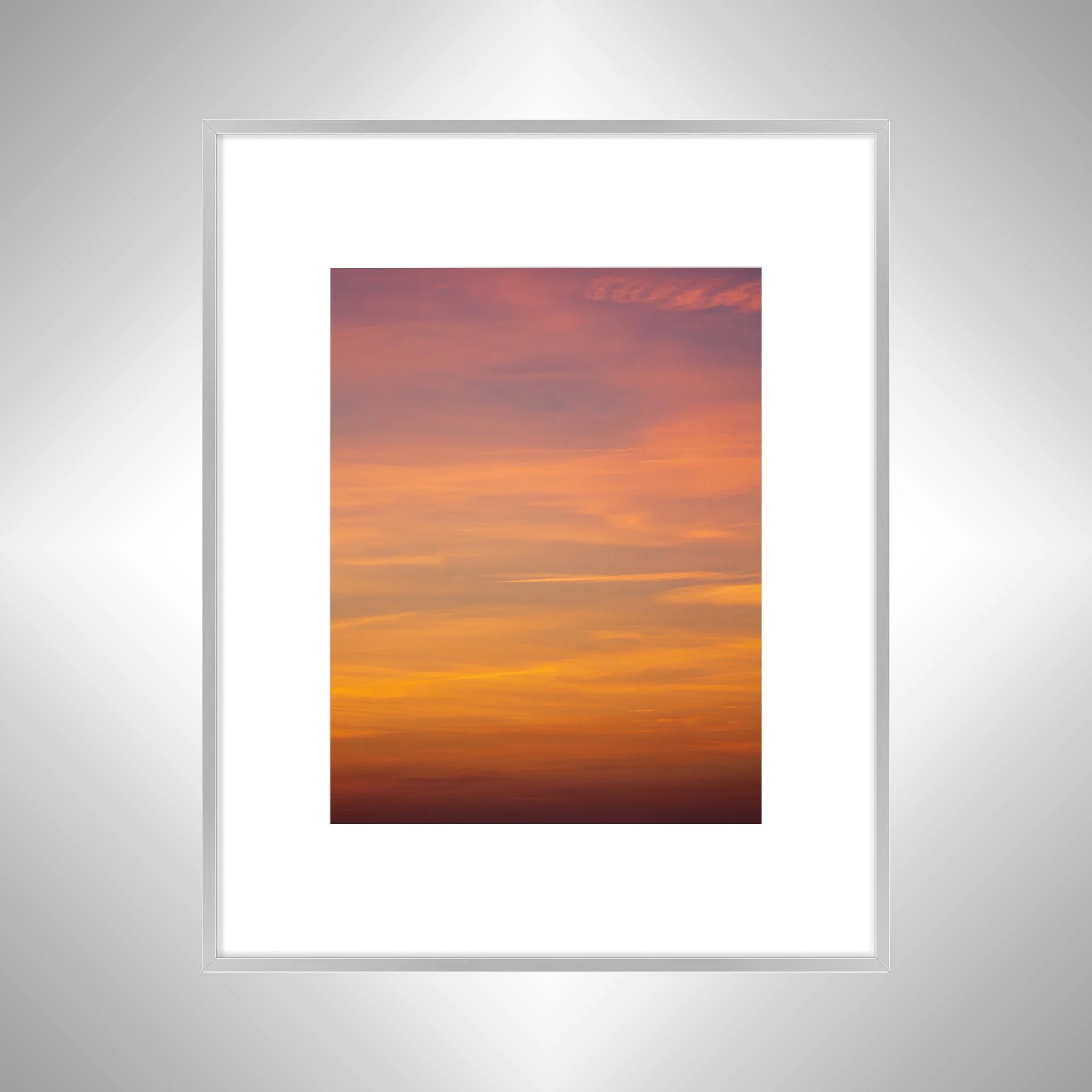 1:1 Sky at Sunset in OBX- Silver w: Border.jpg