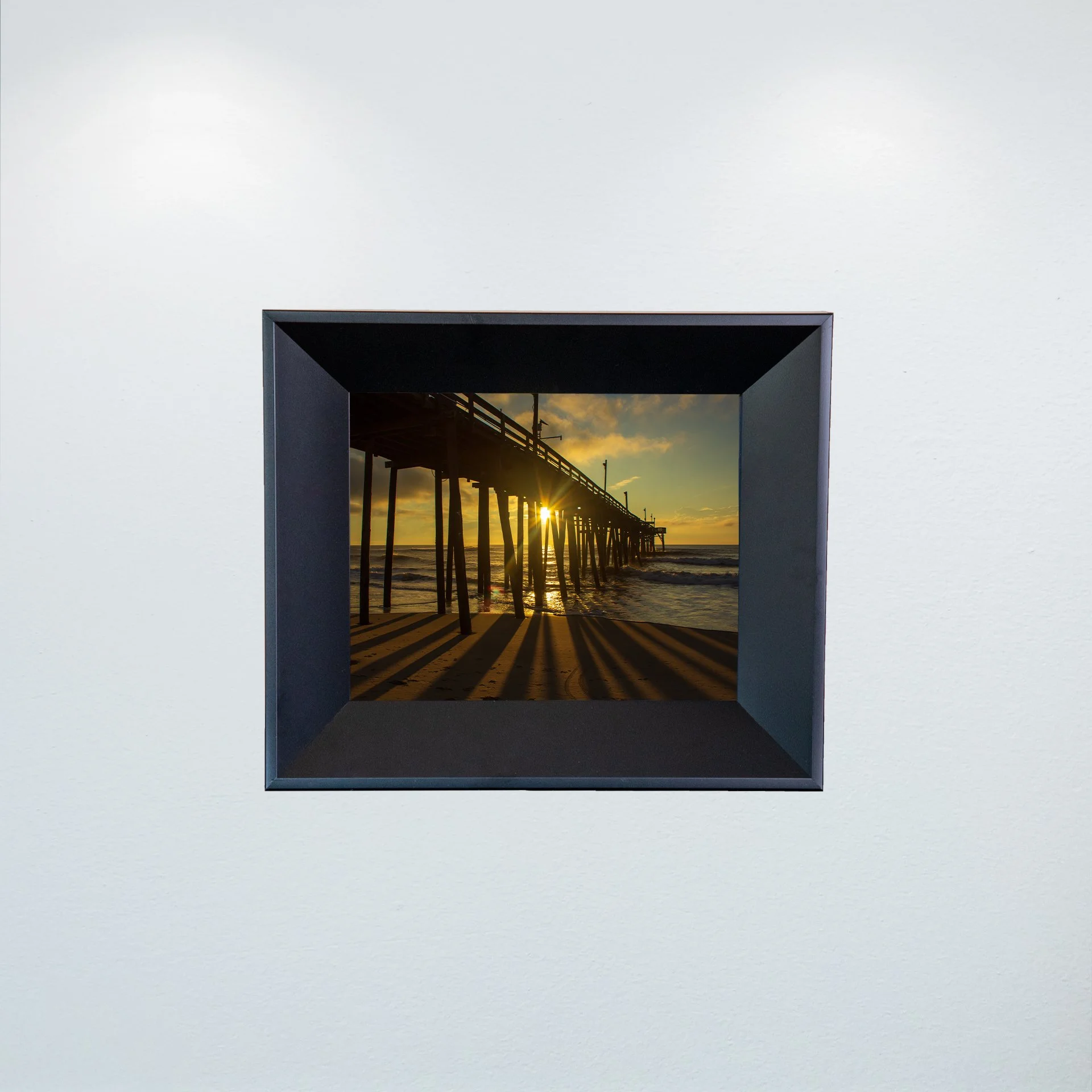 1:1 Sun Flare thru Rodanthe Pier- Mini.jpg