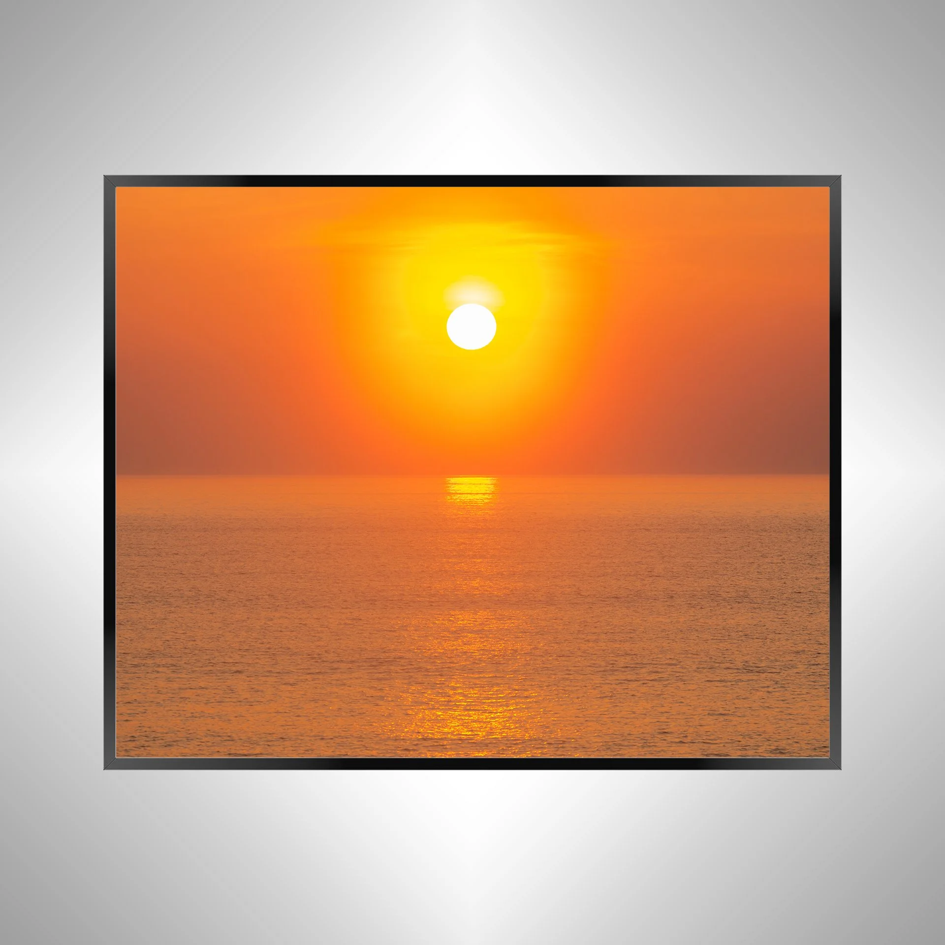 1/1 Orange Sunrise Reflection