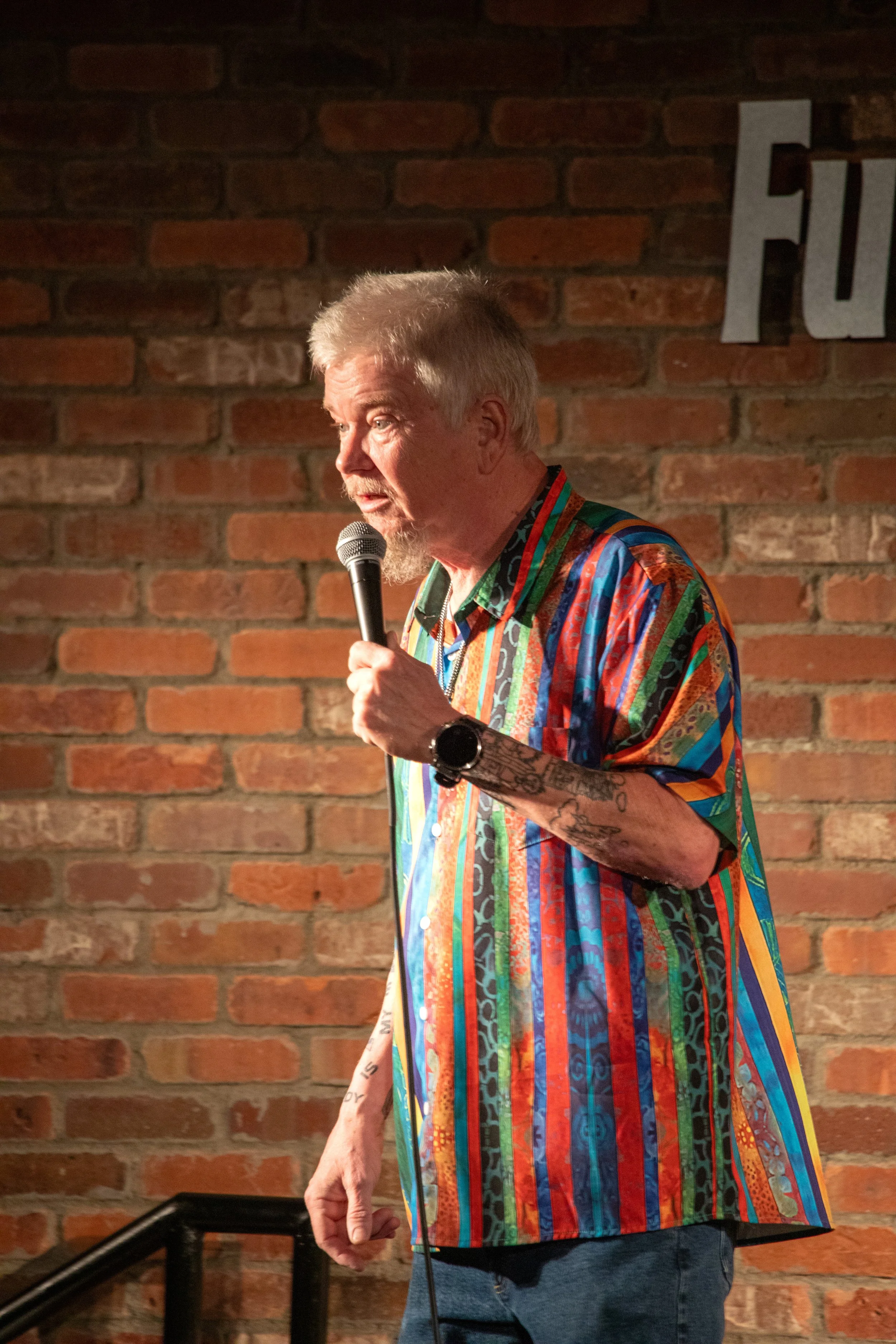 Comedy Photography by Will Locke in Norfolk, VA for male comedian. 