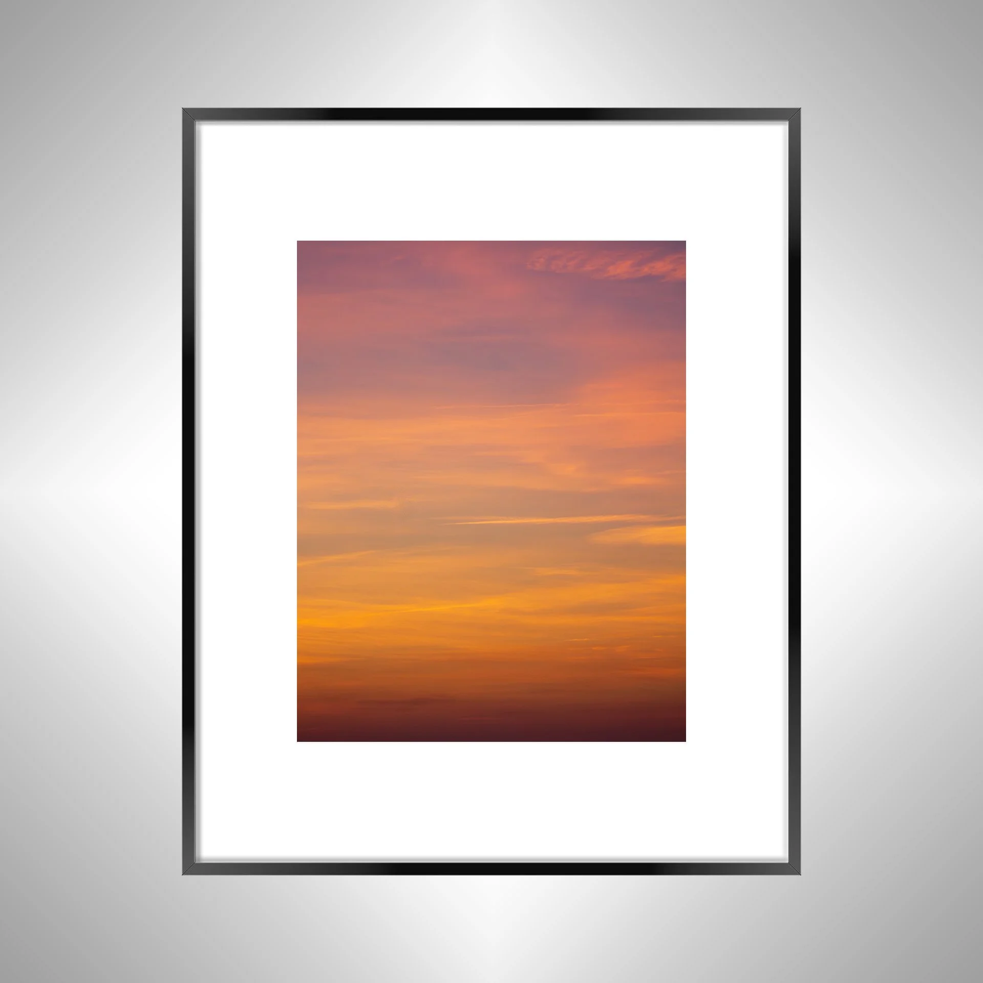 1:1 Sky at Sunset in OBX- Black w: Border.jpg