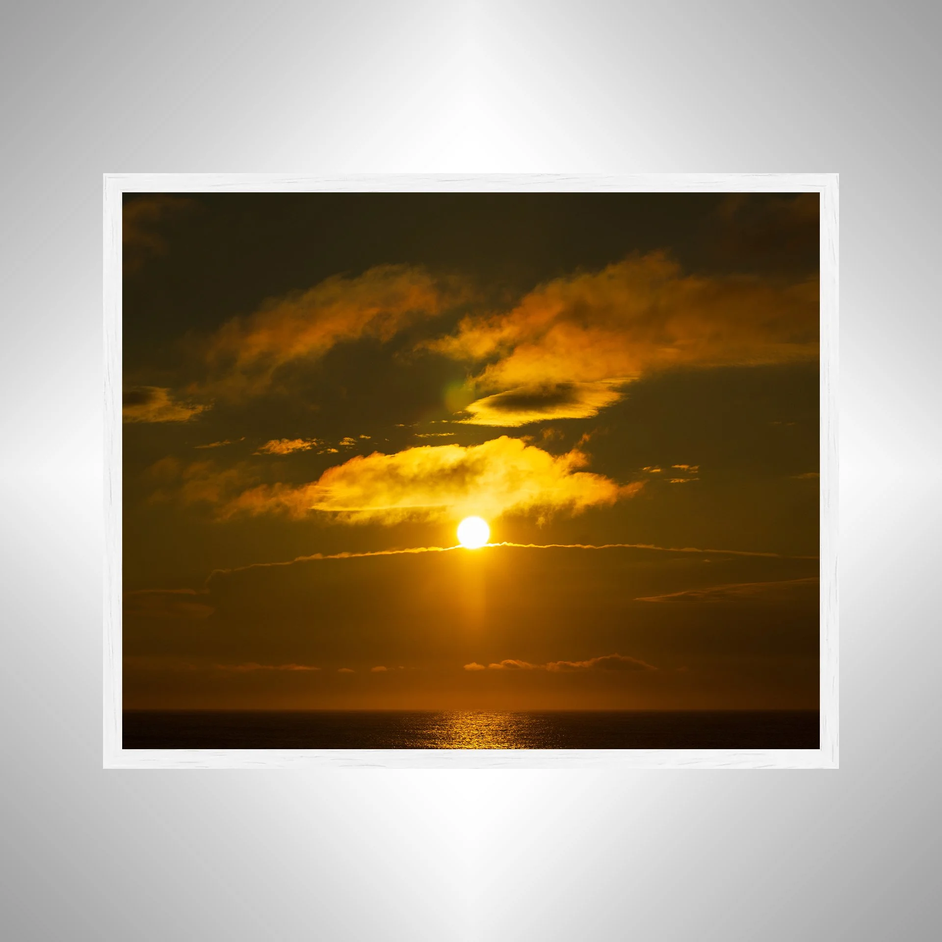 1:1 Sunrising Over Cloudy Horizon (Landscape)- White.jpg