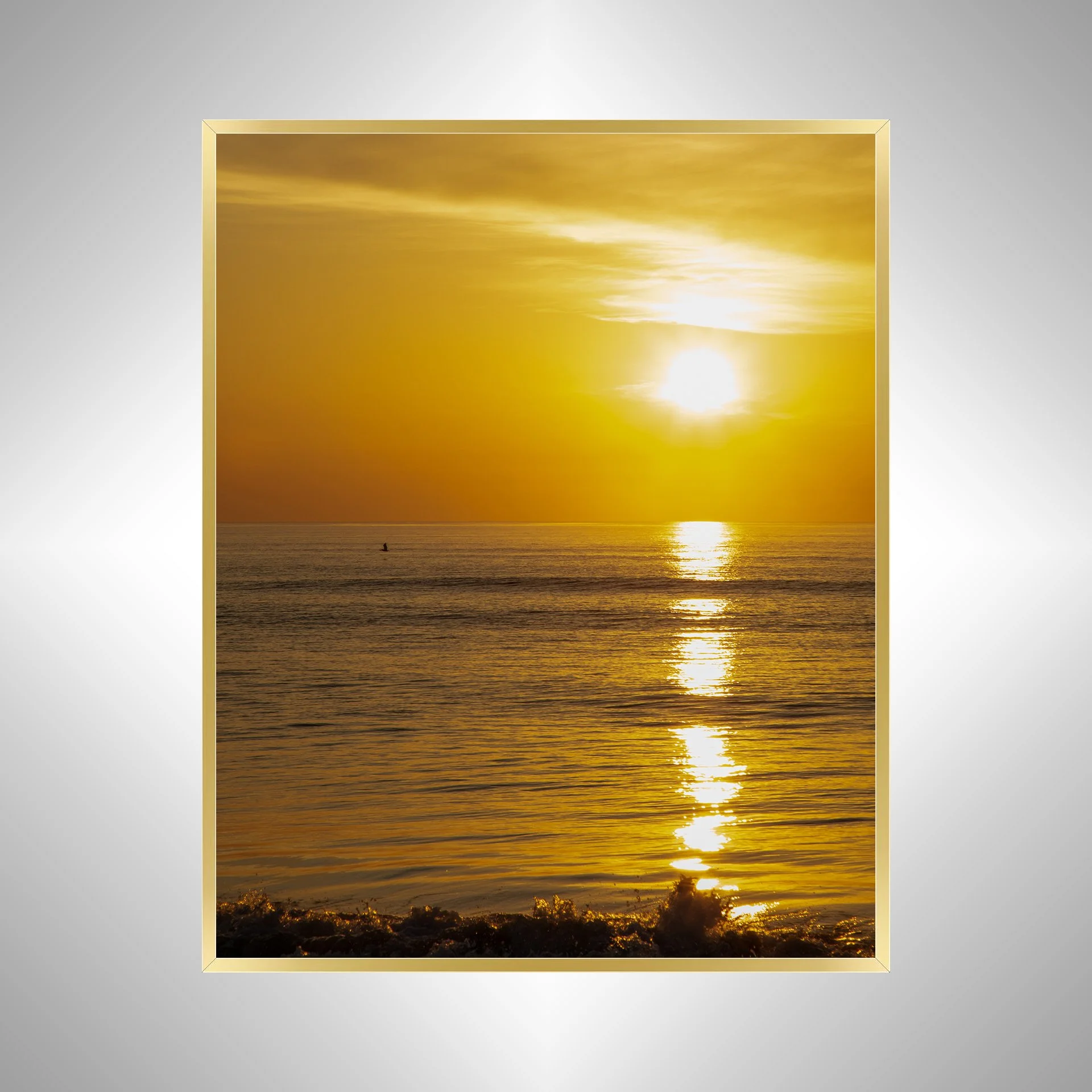1:1 Pelican Sunrise in Duck, NC- Gold.jpg