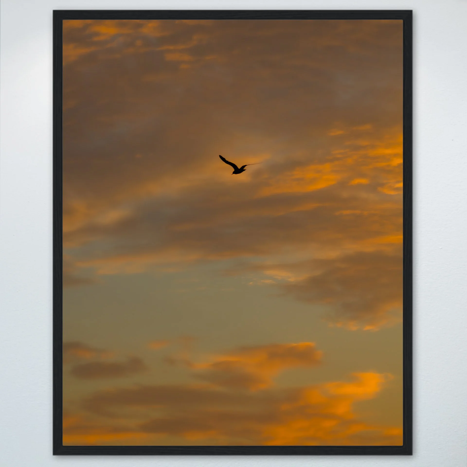 1:1 Seagull Soaring to Sunrise- Wood.jpg