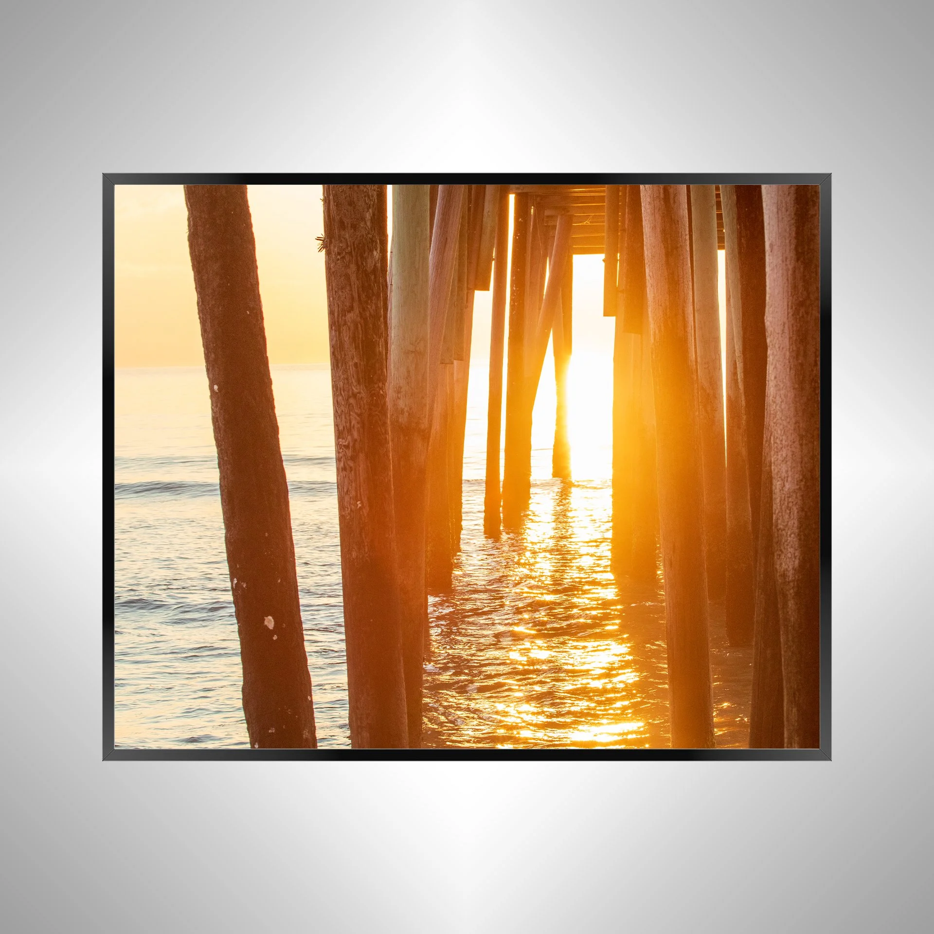 1/1 Rodanthe Pier Sunrise Glare