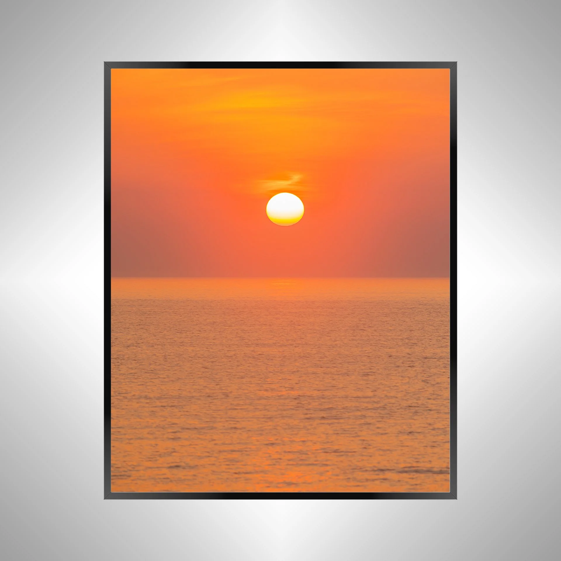 1/1 Orange Ocean Sunrise on the Horizon
