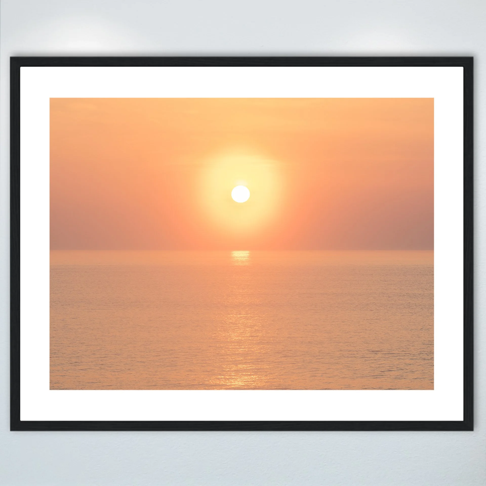 1:1 Blurry Orange Sunrise- Wood w: Border.jpg
