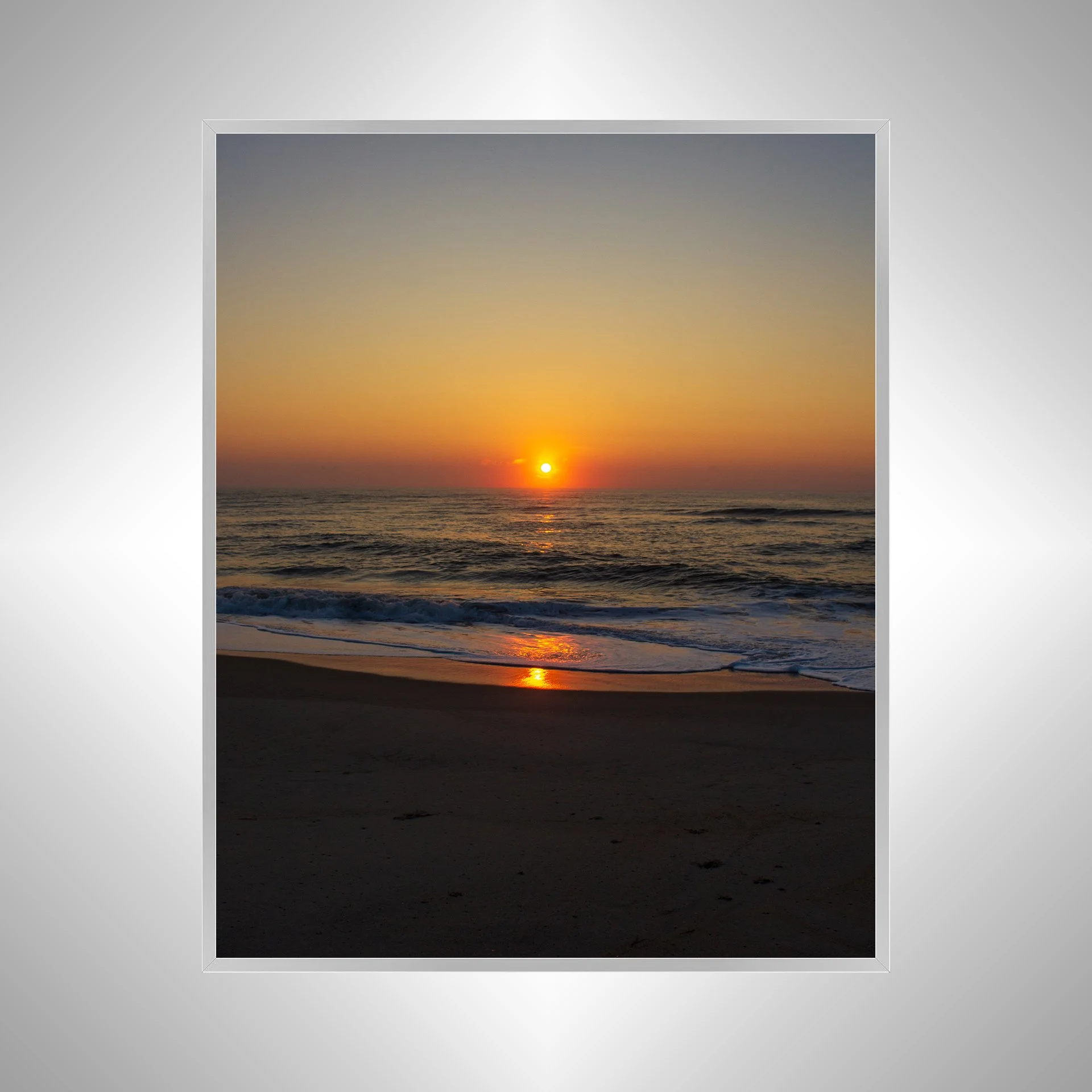 1:1 OBX Sunrise at the Beach Wideshot- Silver.jpg