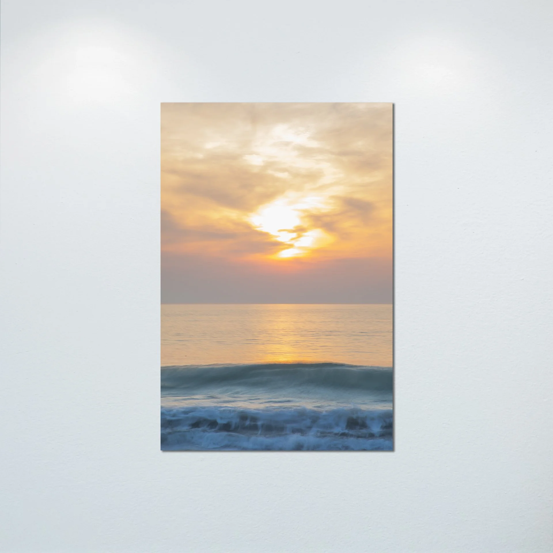1:1 Slow Shutter Sunrise Wavebreak- Poster & Canvas.jpg