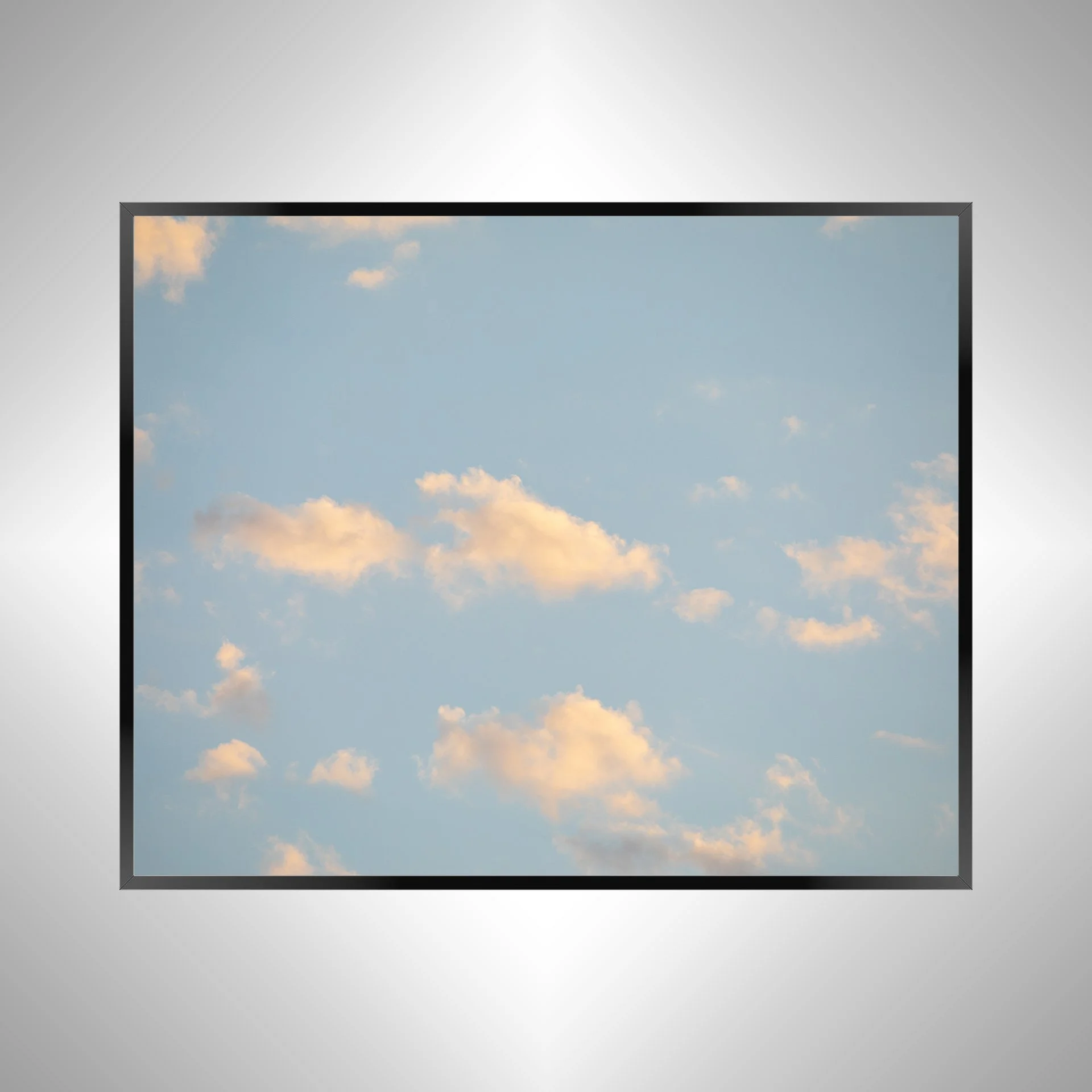 1/1 Orange Clouds, Blue Skies