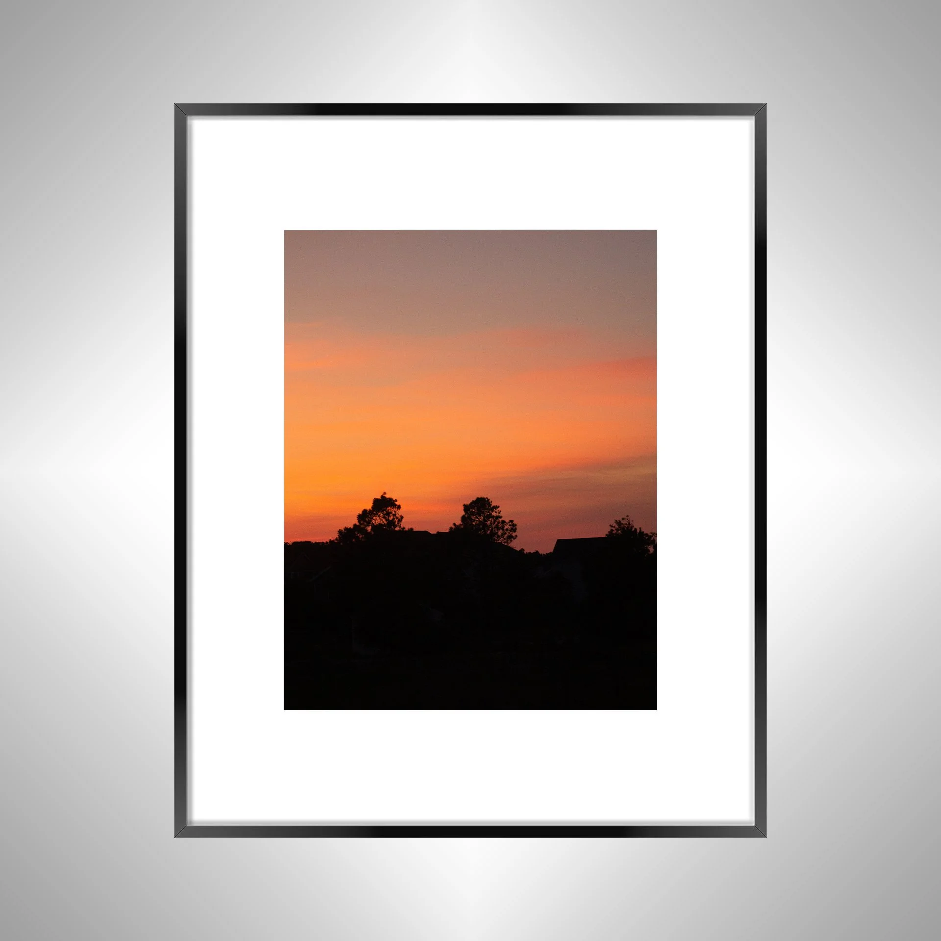 1:10 Sunrise Behind Beach Houses in Duck-bwb.jpg