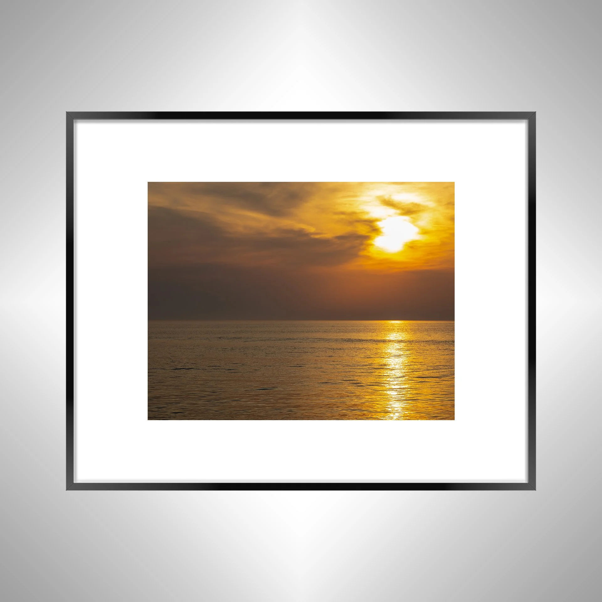 1:1 Duck, NC Golden Sunrise- Black Metal w: Border.jpg