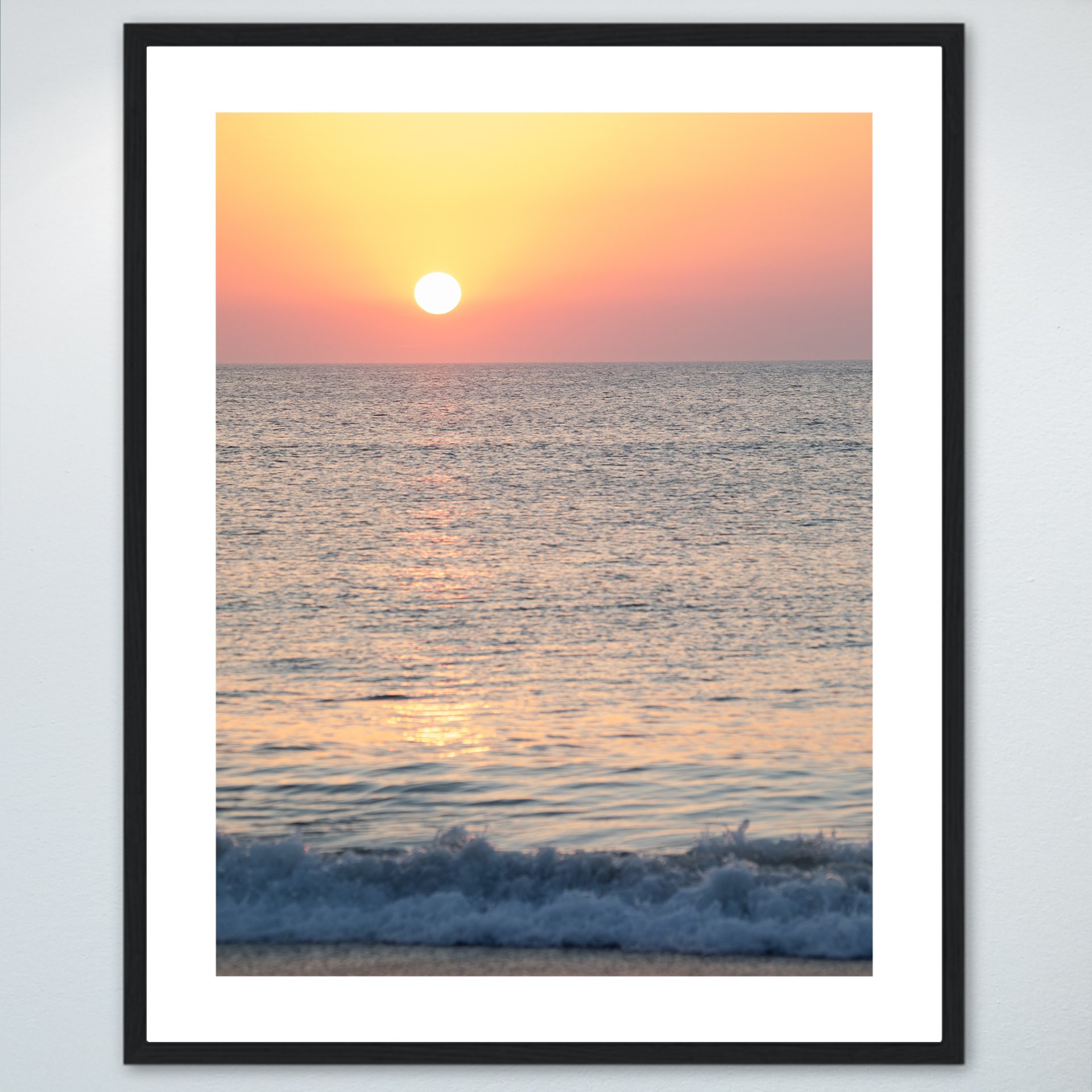 1:1 Summer Sunrise- Wood w: Border.jpg