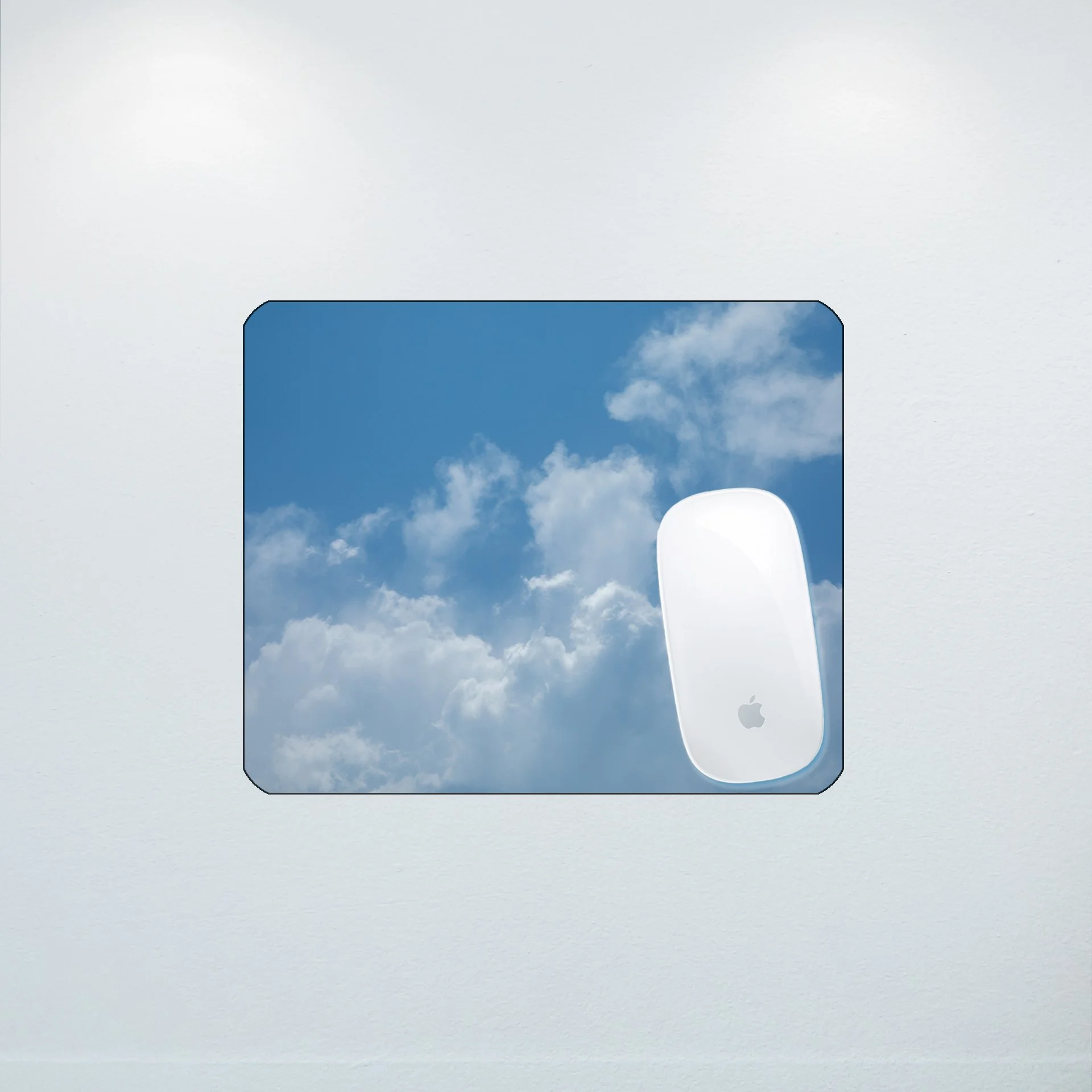 1:10 Blue Skies, Partly Cloudy in OBX- Mouse Pad.jpg