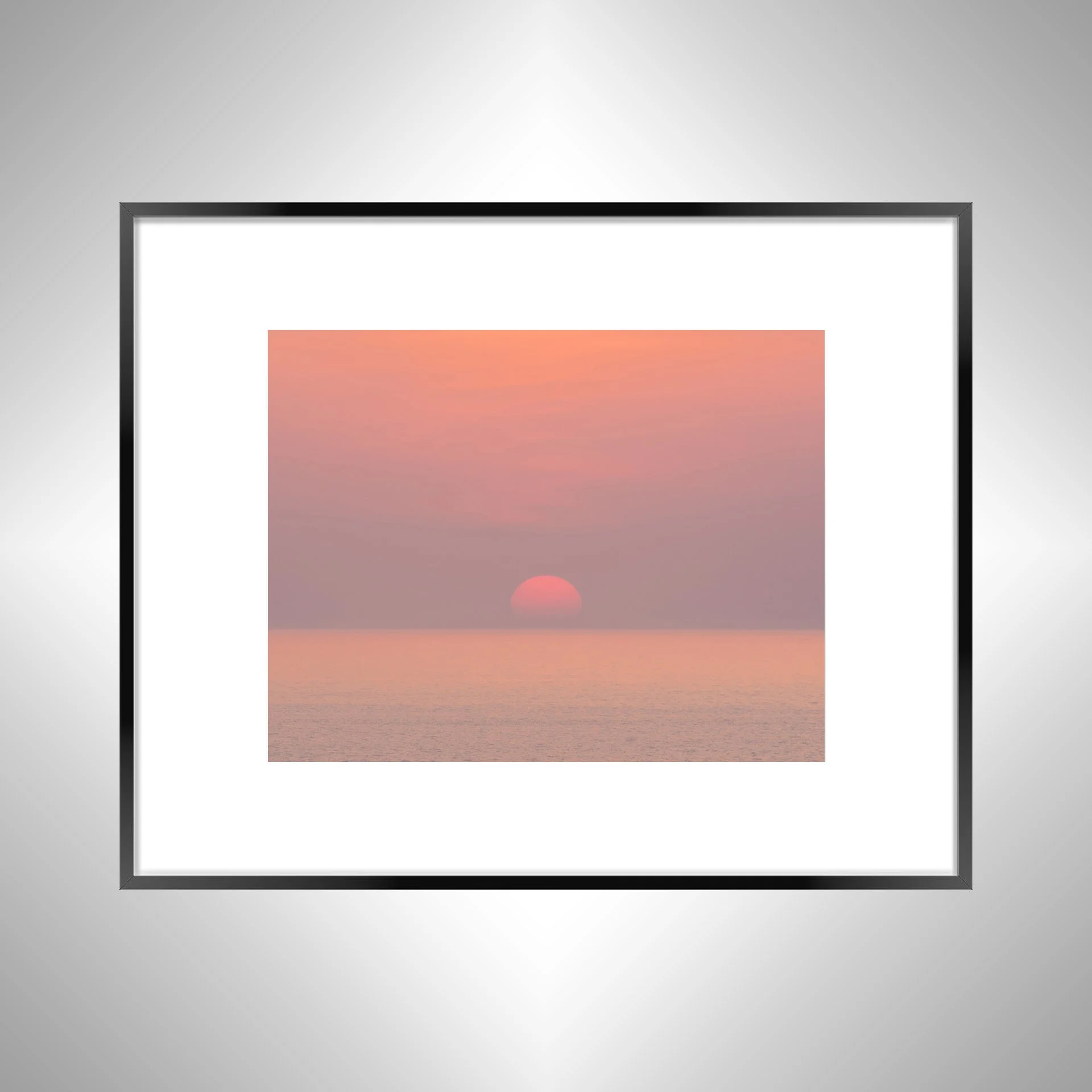 1:1 Hazy Sunrise (Landscape)- Black Metal w: Border.jpg