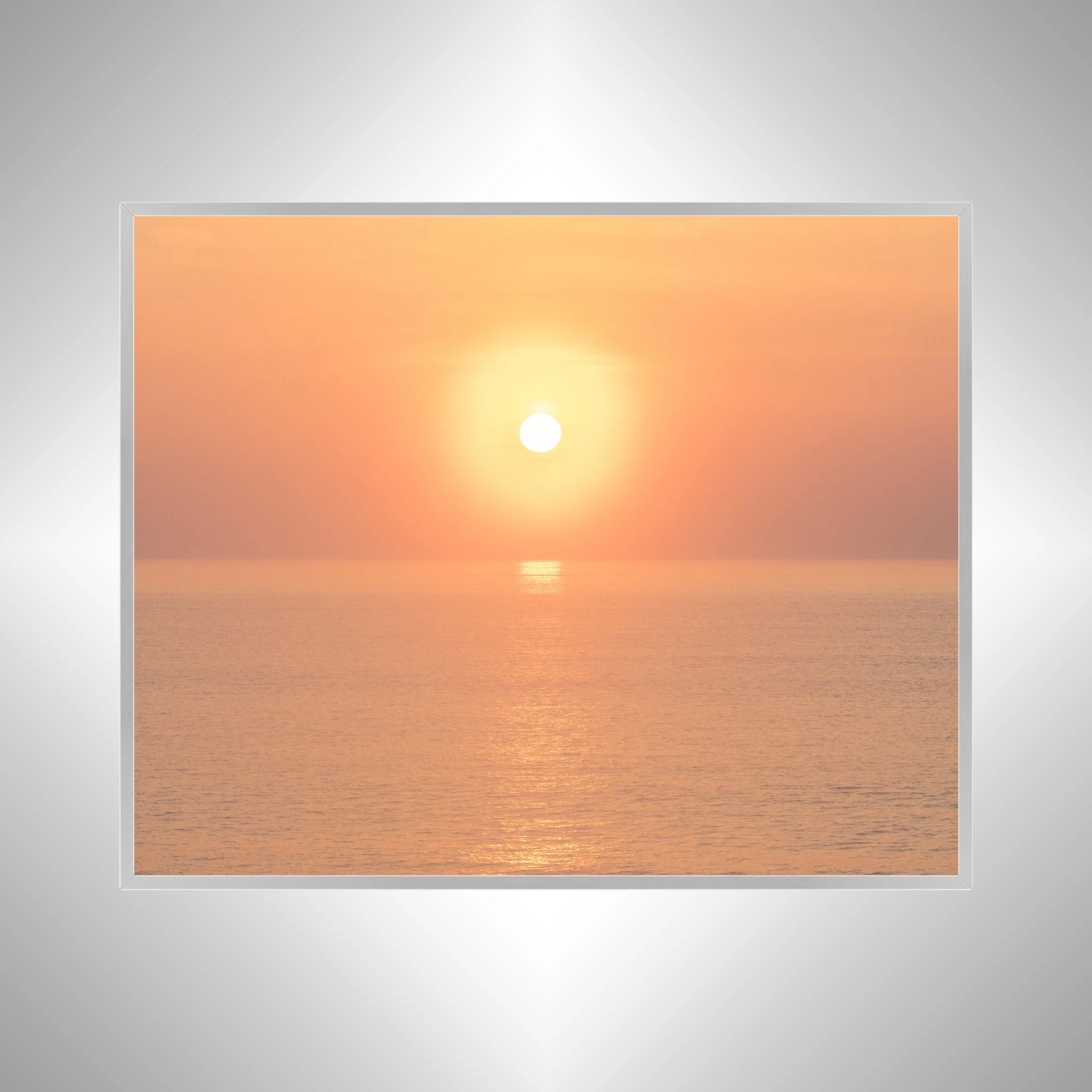1:1 Blurry Orange Sunrise- Silver Metal.jpg