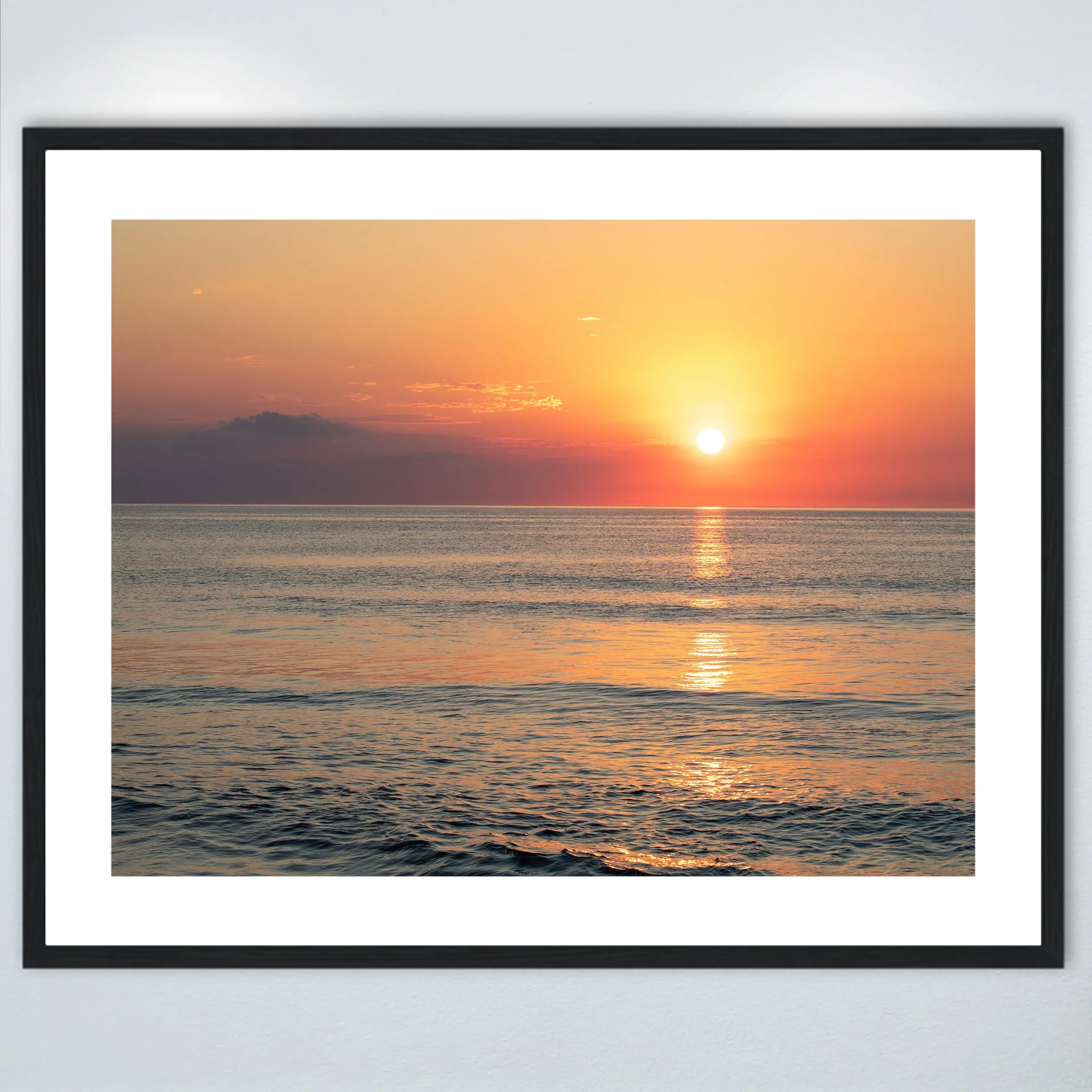1:1 Warm OBX Sunrise- Wood w: Border.jpg