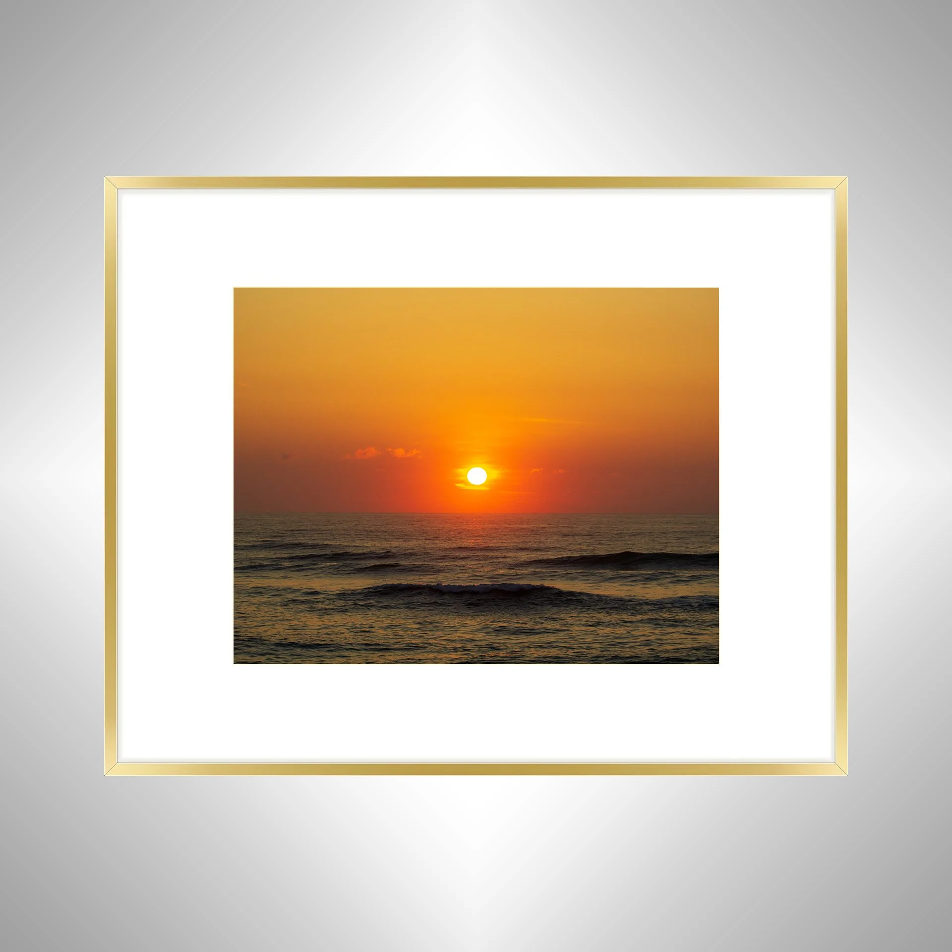 1:1 OBX Sunrise at the Beach- Gold w: Border.jpg
