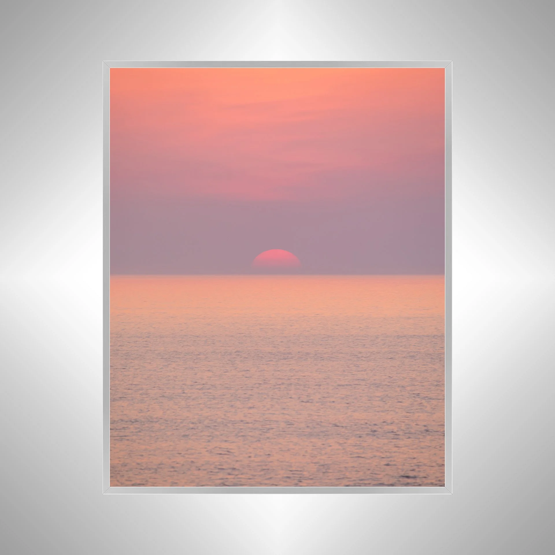 1:1 Beginning of Hazy Sunrise (Portrait)- Silver Metal.jpg