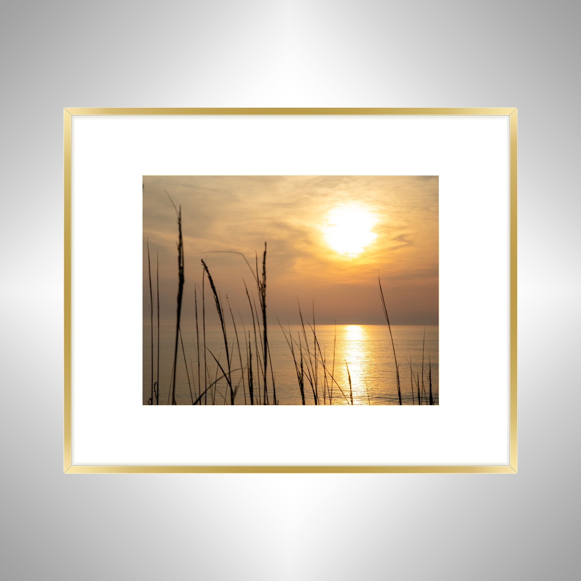 1:1 Sunrise Reflection thru Dunegrass- Gold w: Border.jpg