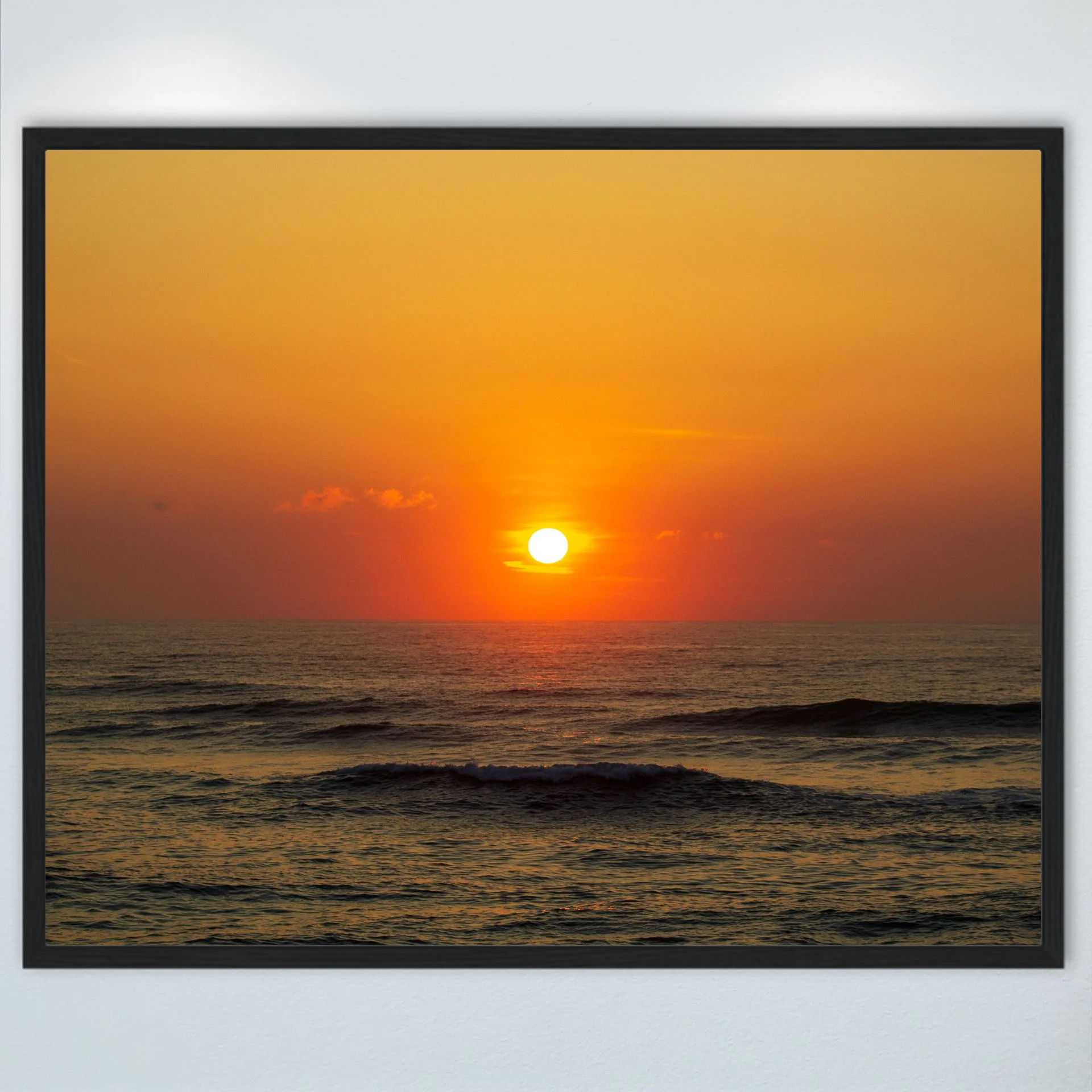 1:1 OBX Sunrise at the Beach- Wood.jpg