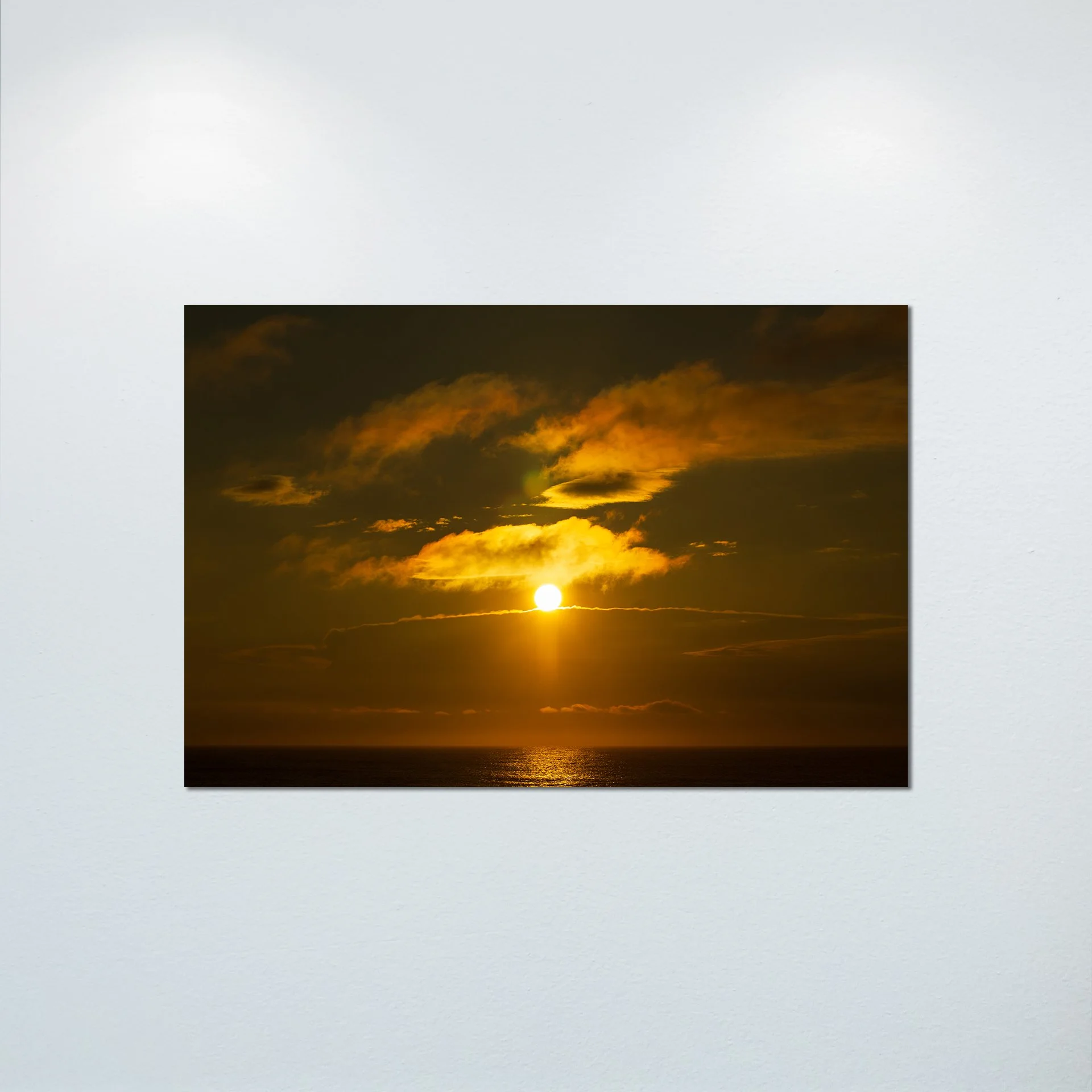 1/1 Sunrising Over Cloudy Horizon (Landscape)