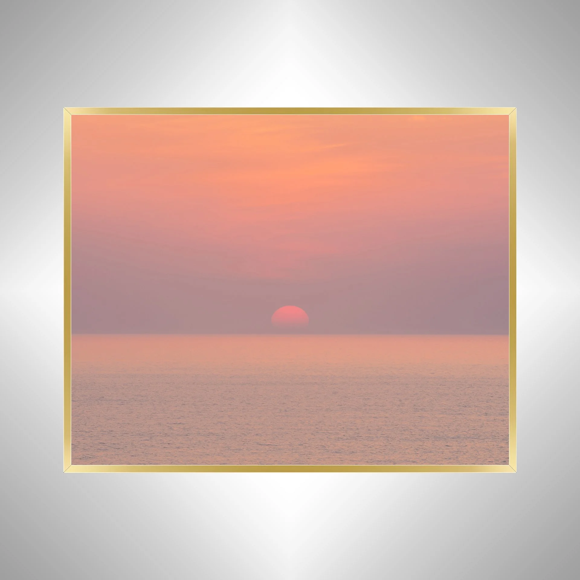 1:1 Hazy Sunrise (Landscape)- Gold Metal.jpg