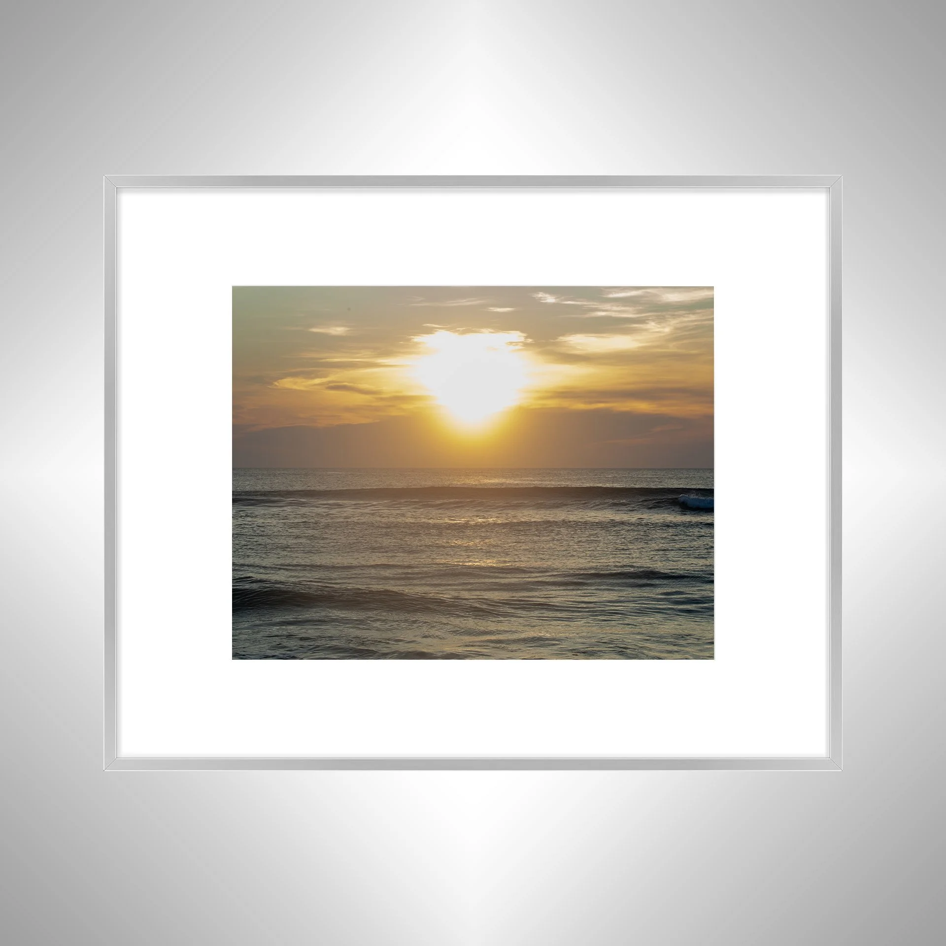 1:1 Waves at Sunrise- Silver w: Border.jpg