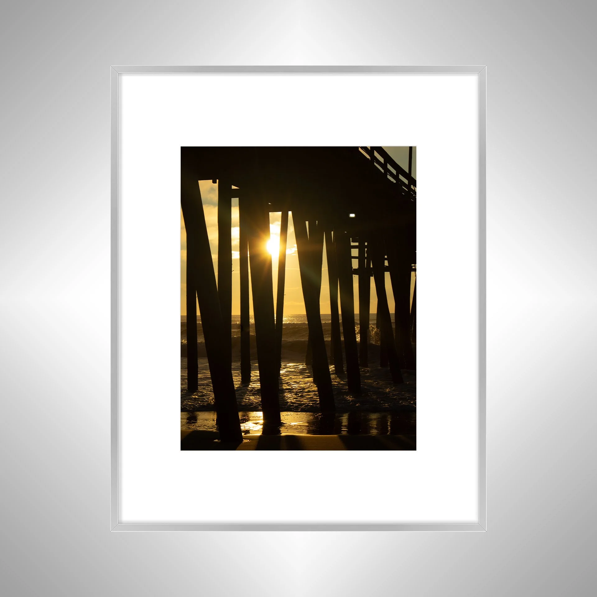 1:10 Rodanthe Pier Sunrise Flare- Silver w: Border.jpg