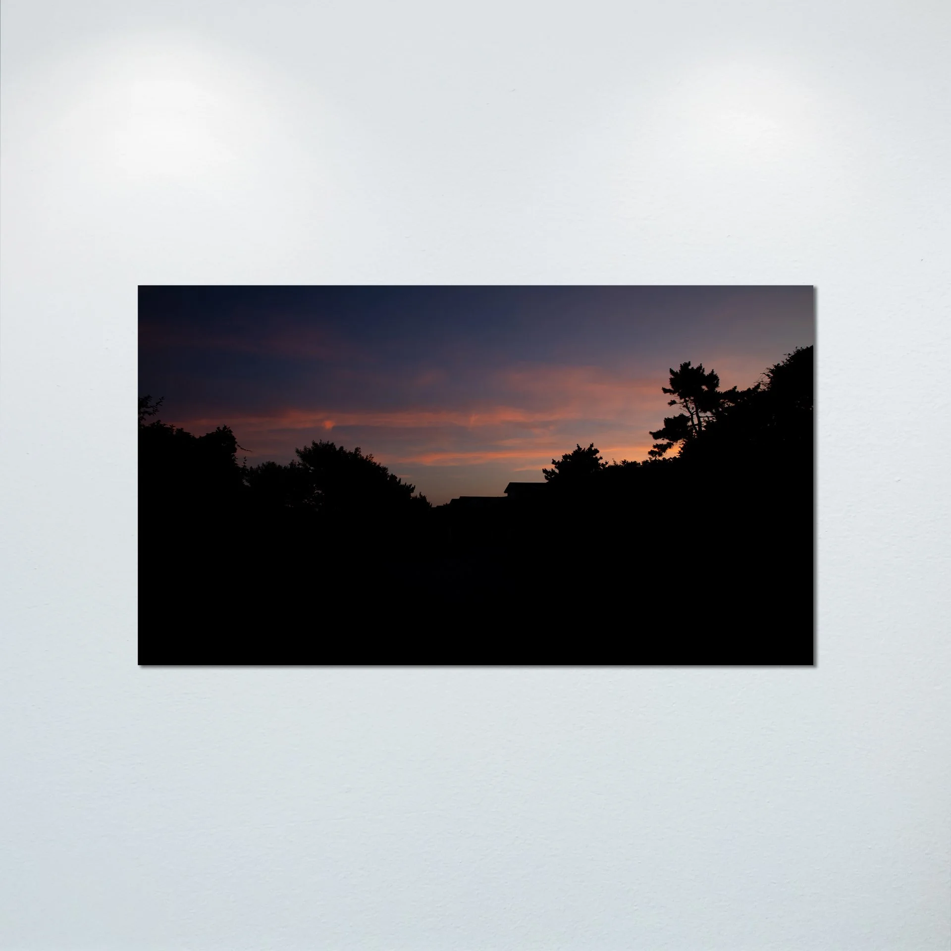 1:10 Sunrise Behind Houses (Landscape)- Poster & Canvas.jpg