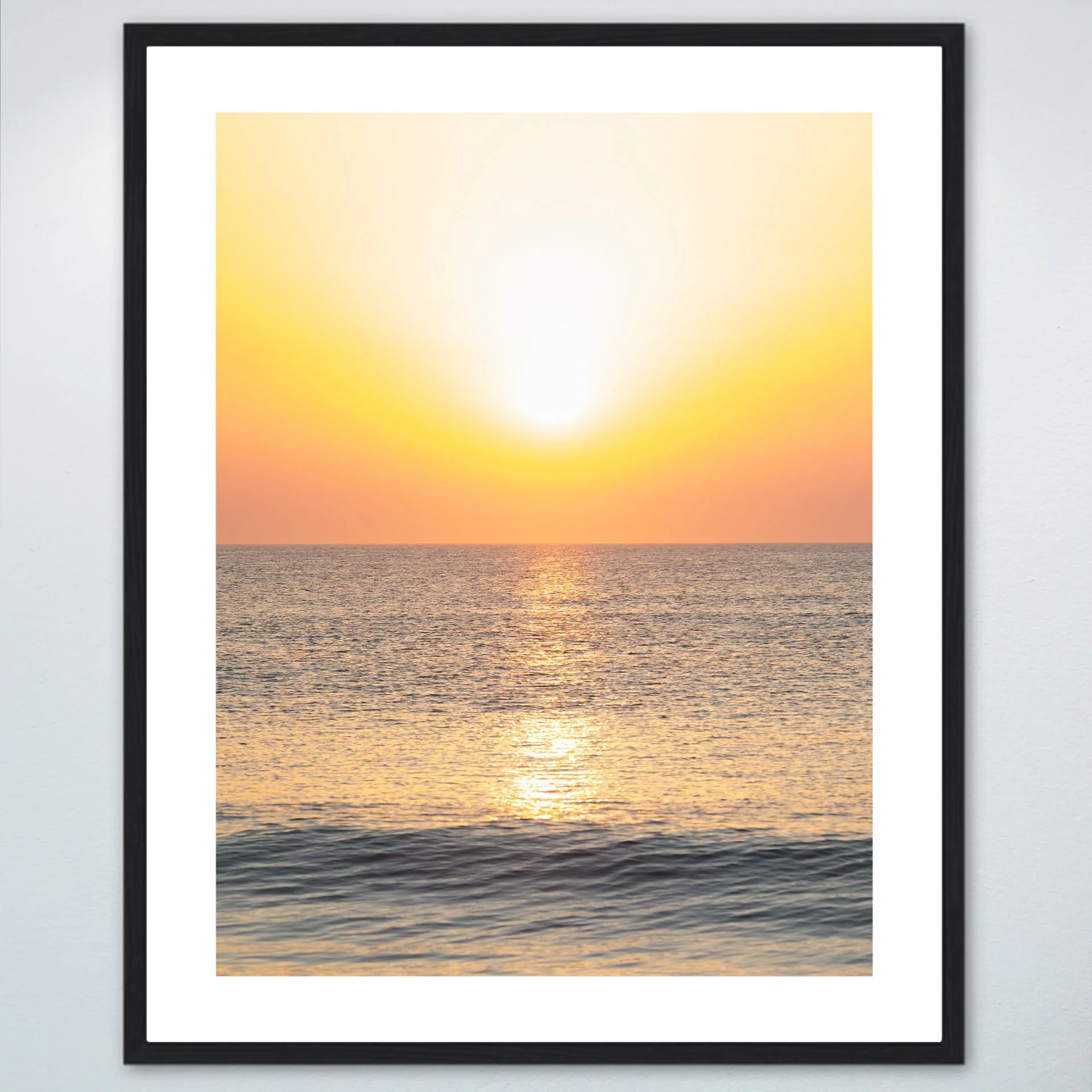 1:10 Ocean Sunrise Reflection- Wood w: Border.jpg