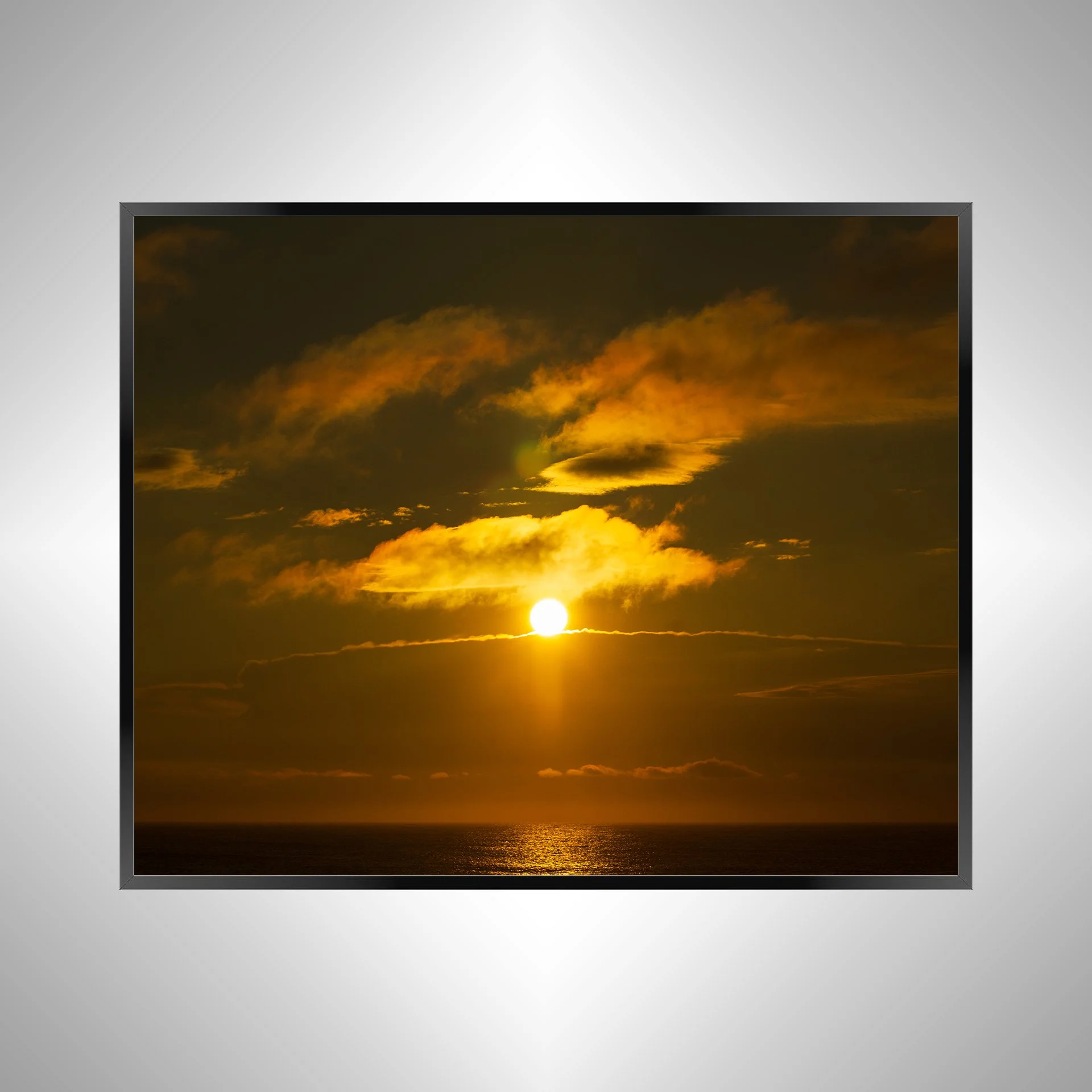 1/1 Sunrising Over Cloudy Horizon (Landscape)