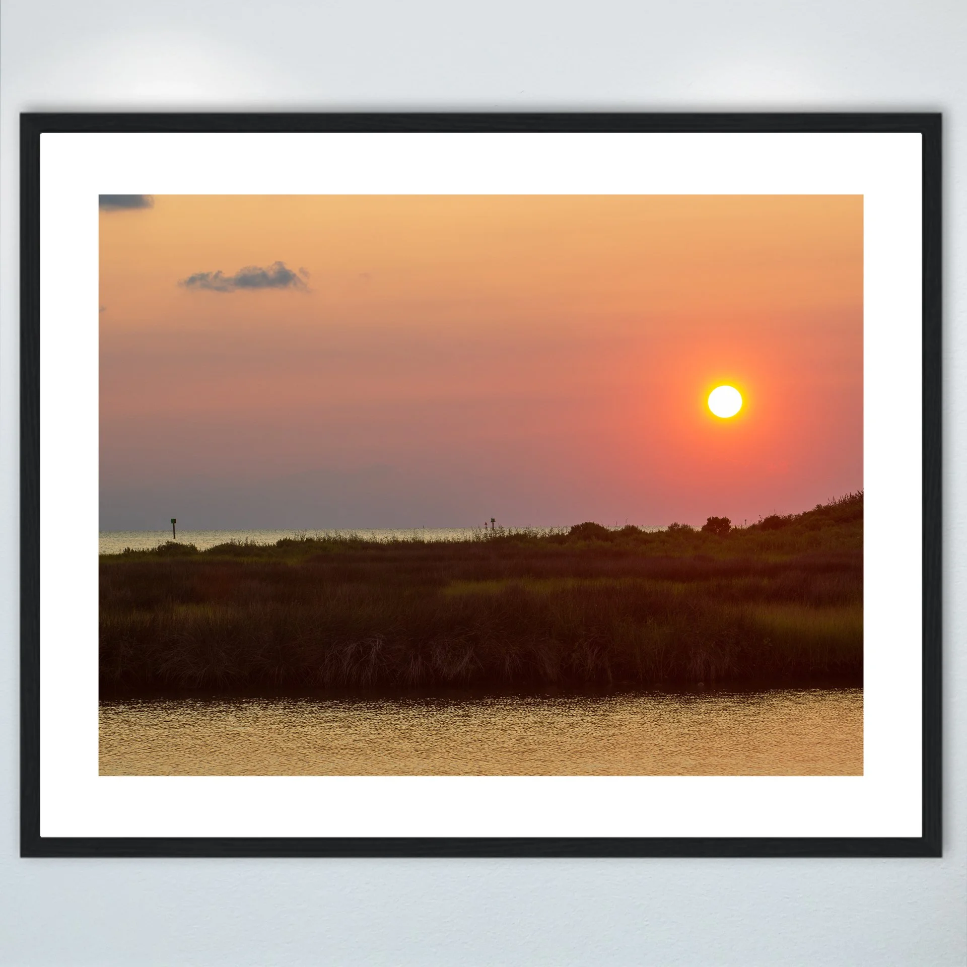 1:1 OBX Sound Sunset- Wood w: White Border.jpg
