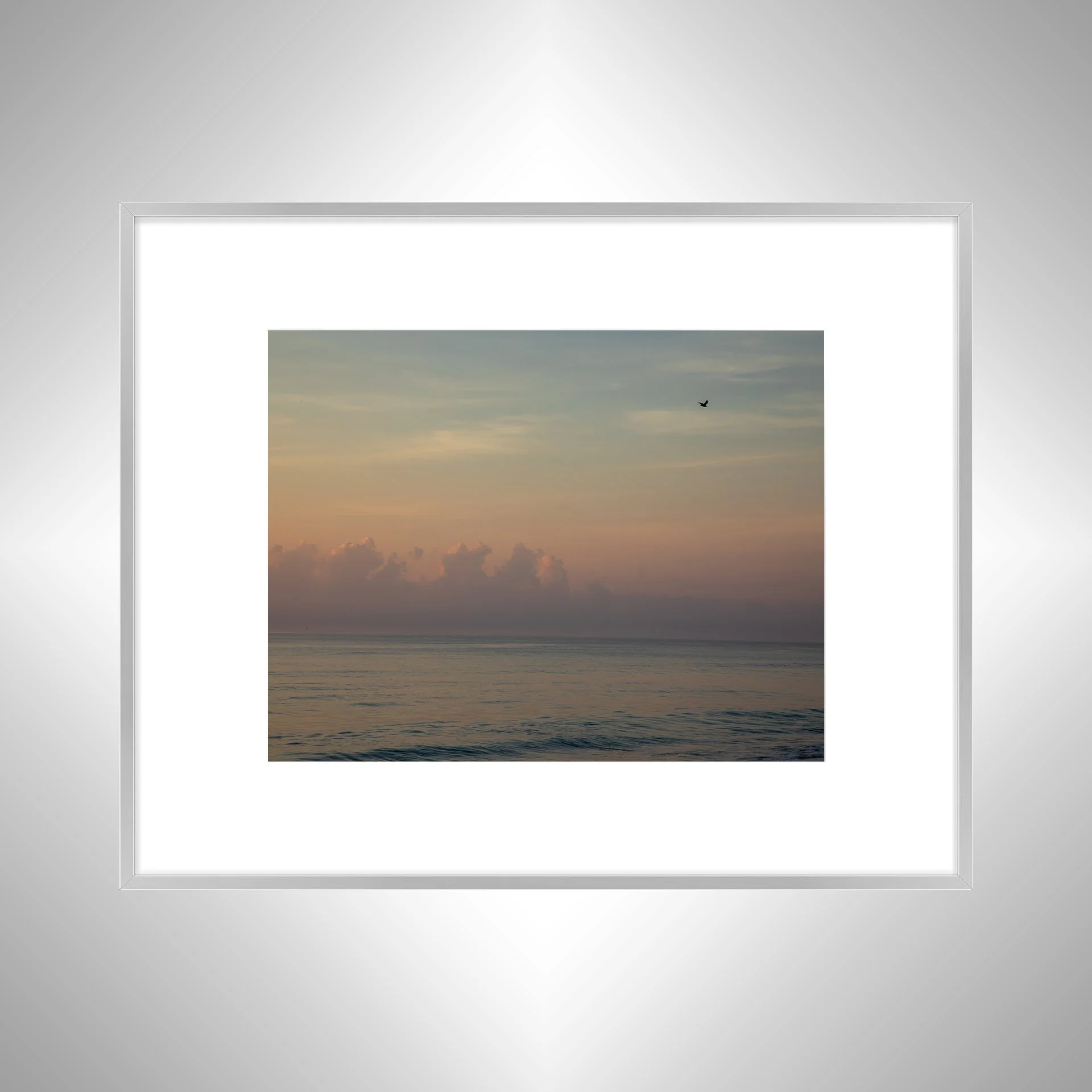 1:1 Pink Sunrise in Duck, NC- Silver w: Border.jpg
