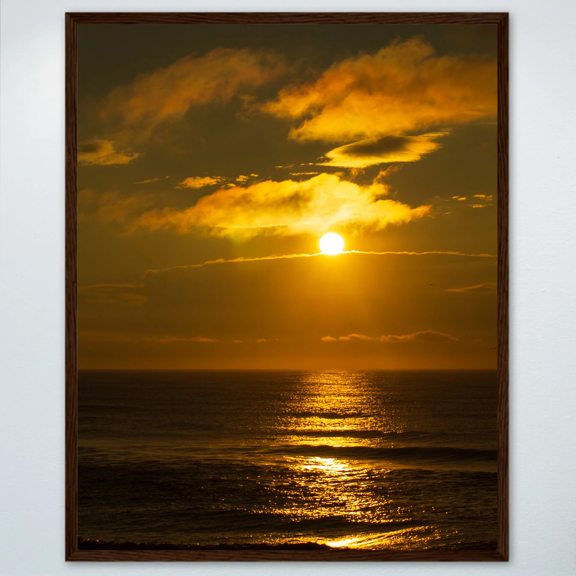 1:1 Sunrising Over Cloudy Horizon (Portrait)- Wood.jpg