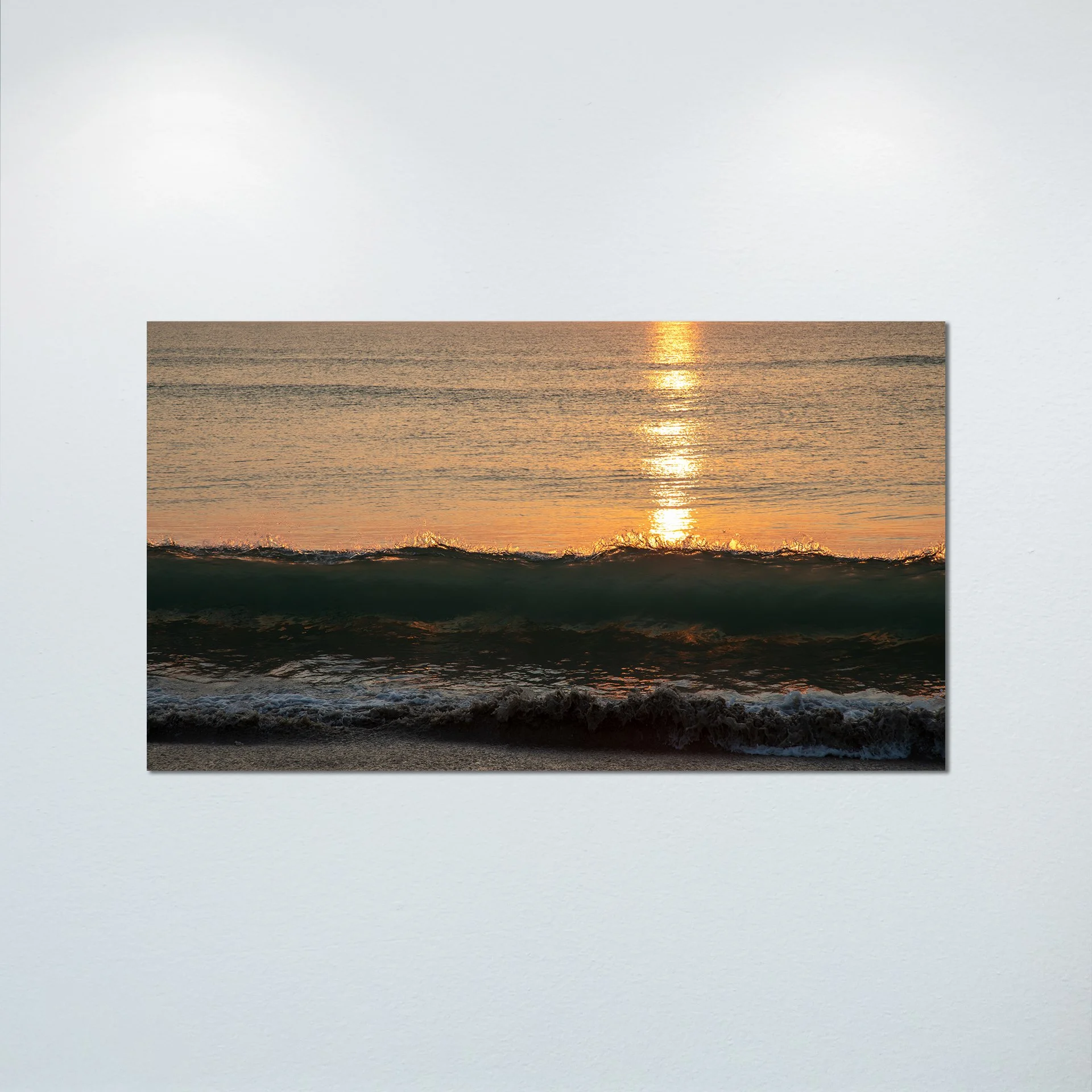 1:10 Glass Wavebreak at Sunset- Poster & Canvas.jpg