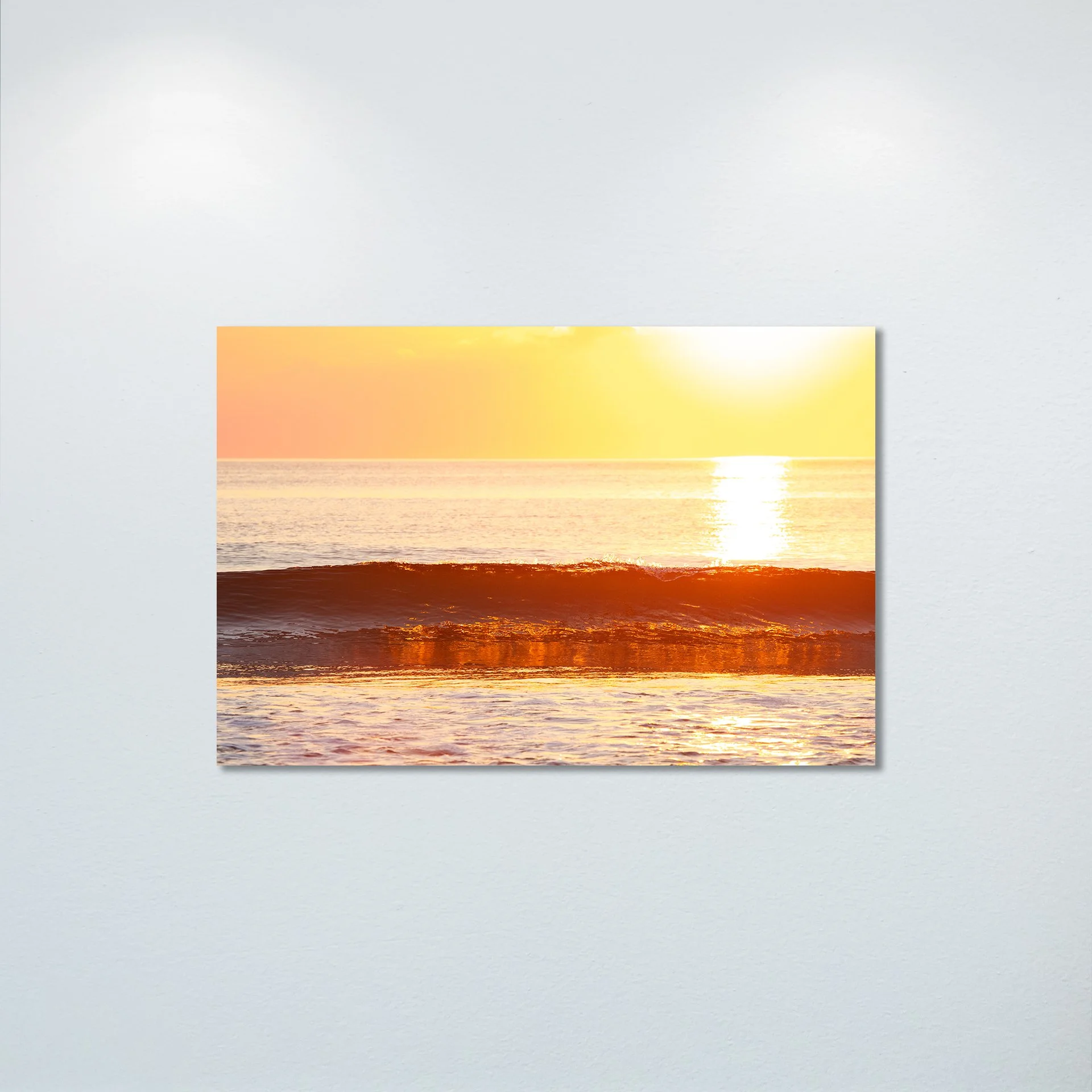 1:1 Orange Glass Wave- Poster & Canvas.jpg