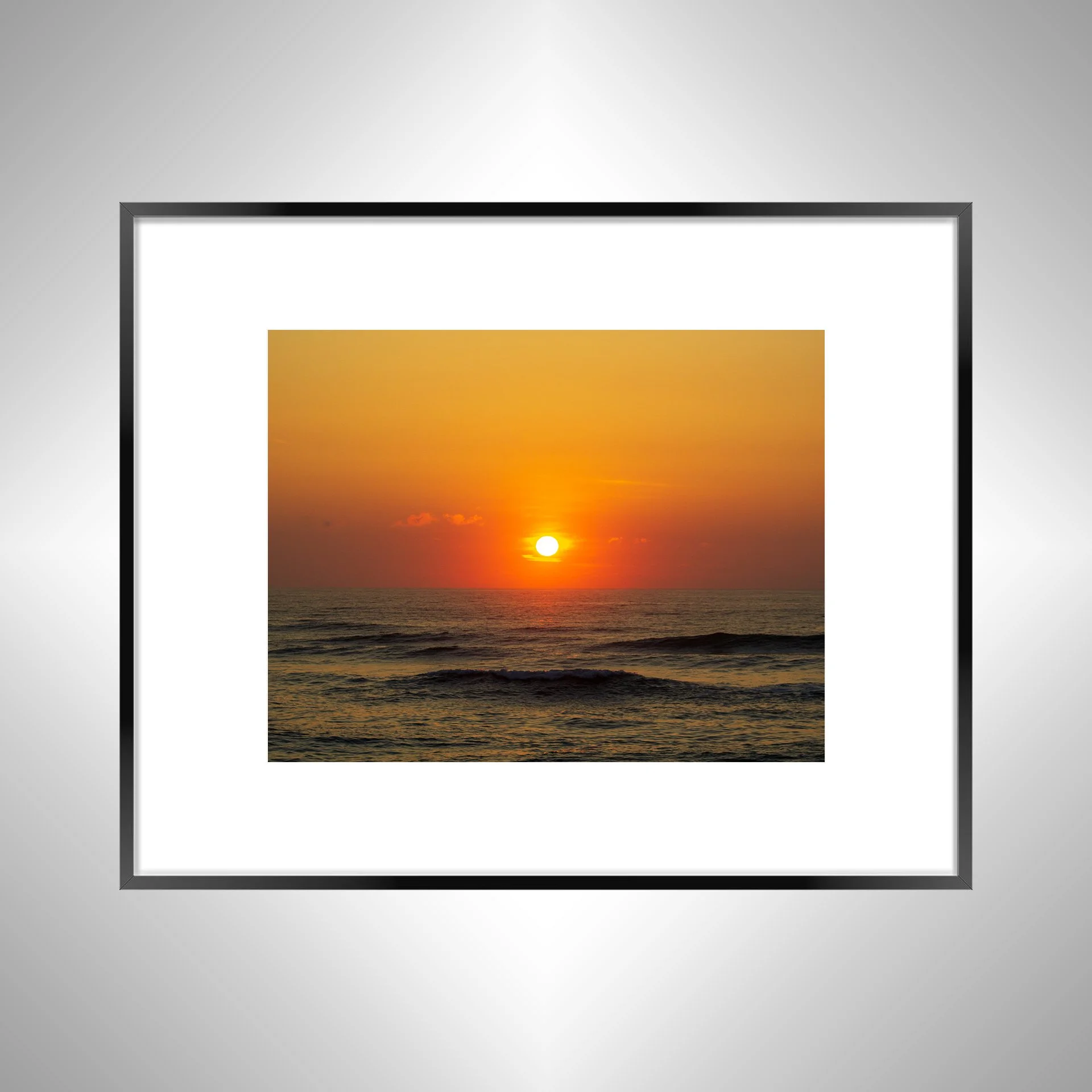 1:1 OBX Sunrise at the Beach- Black w: Border.jpg