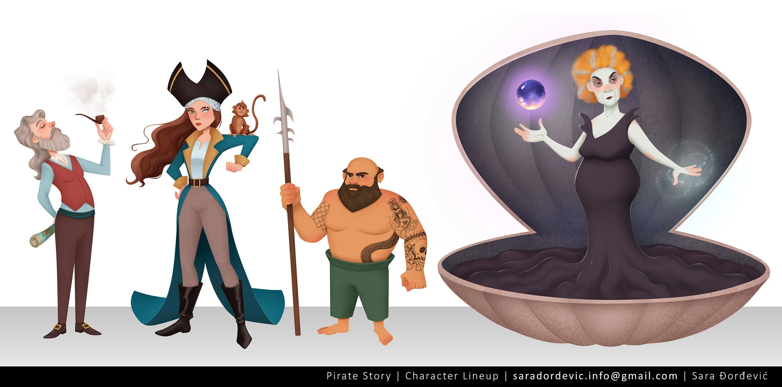 Sara Dordevic Art Pirates Lineup.jpg
