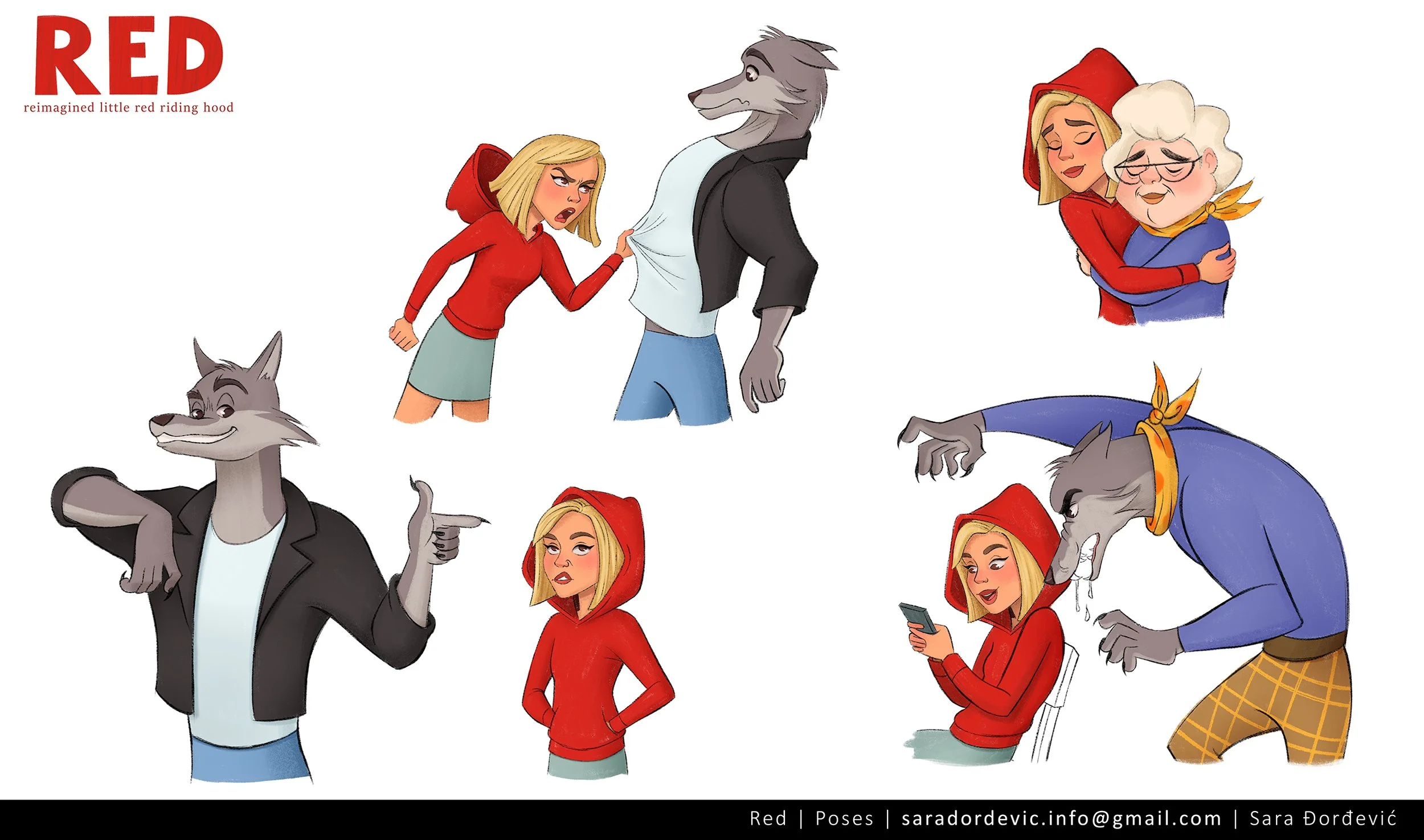Sara Dordevic Art Red Poses.jpg