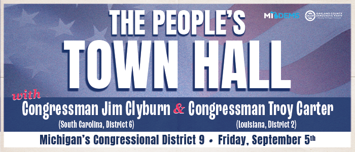 People's Town Hall with Congressmen Jim Clyburn (SC) and Troy Carter (LA)