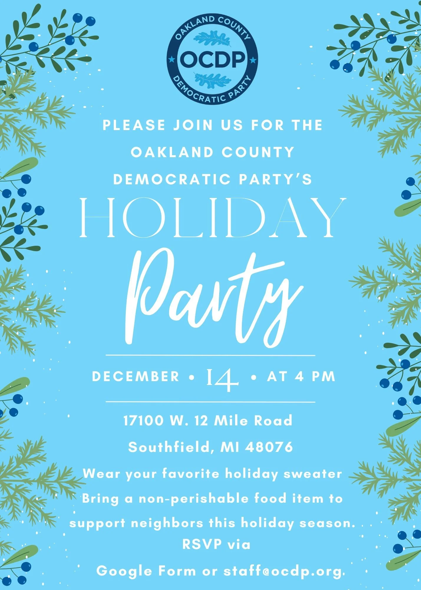 OCDP Holiday Party