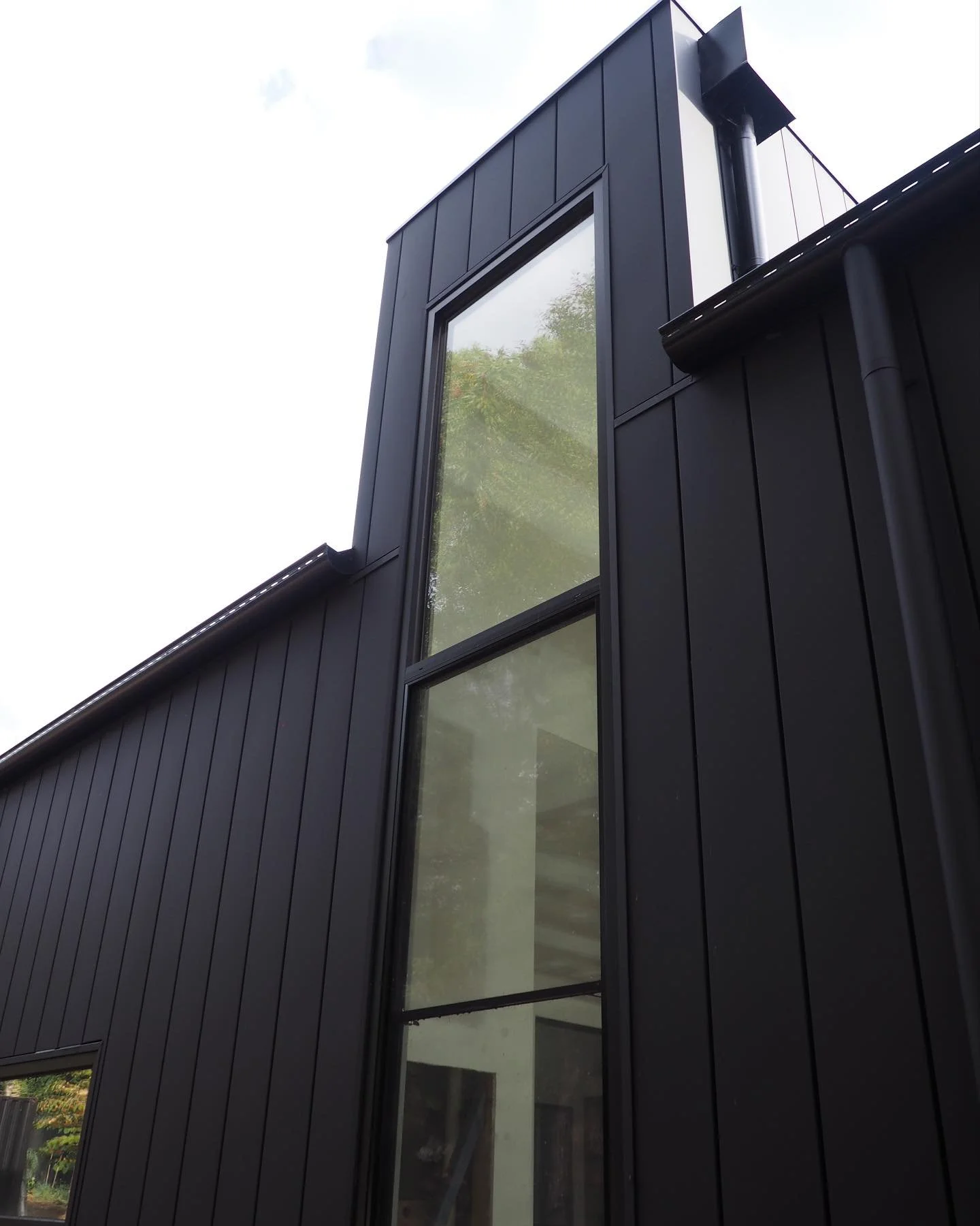 Colorbond Matt Nightsky Interlocking Cladding #metalcladding #fascade #architecture