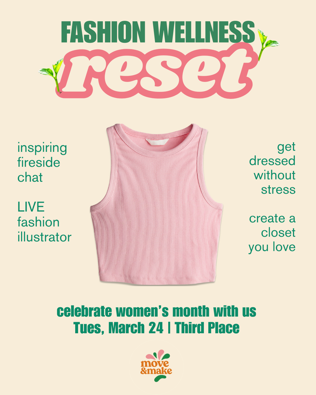 The Closet Reset: Fireside Chat, Wine & Pop-Ups