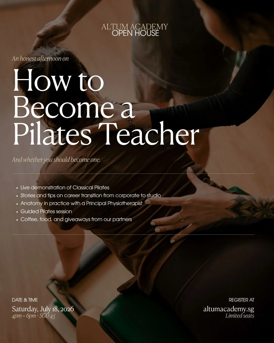 How to Become a Pilates Teacher (Open House 2026)