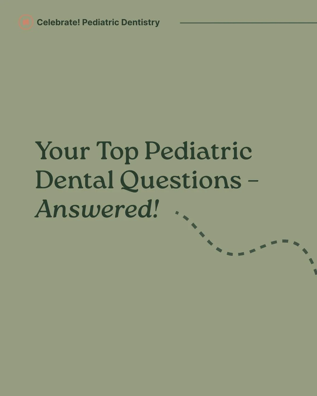 We love answering your questions! Here are the most common ones we hear from parents 💭✨ Have more questions? We love chatting about your child's oral health! Drop them in the comments! 👇