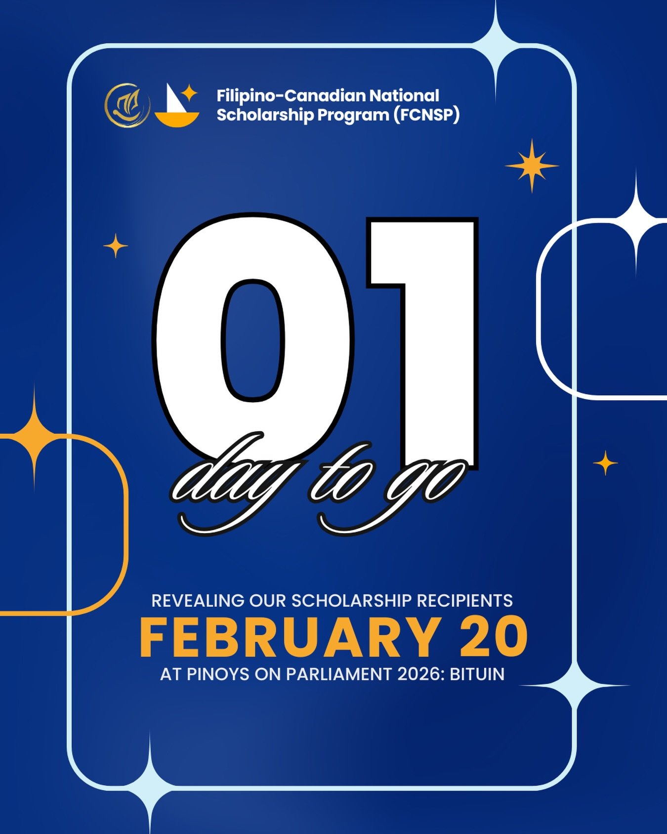 𝗢𝗡𝗘 𝗠𝗢𝗥𝗘 𝗗𝗔𝗬 📣 

We&rsquo;re counting down the hours until we welcome a new round of successful scholarship recipients.

Delegates and guests at the opening gala of 𝗣𝗶𝗻𝗼𝘆𝘀 𝗼𝗻 𝗣𝗮𝗿𝗹𝗶𝗮𝗺𝗲𝗻𝘁 (@pinoysinparliament) get to experi