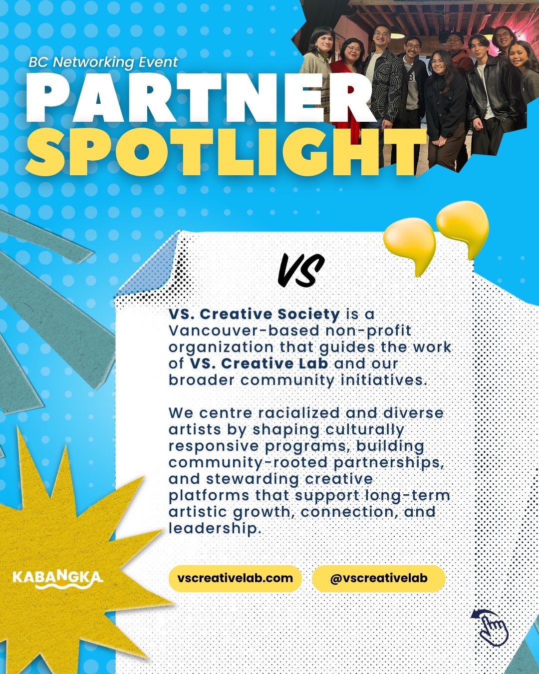 Following the success of our Kapwa-centred professional development workshops, we&rsquo;re closing off the series with a BC Networking event!

𝗟𝗜𝗠𝗜𝗧𝗘𝗗 𝗦𝗣𝗔𝗖𝗘𝗦 𝗔𝗩𝗔𝗜𝗟𝗔𝗕𝗟𝗘, 𝗥𝗦𝗩𝗣 𝗶𝘀 𝗿𝗲𝗾𝘂𝗶𝗿𝗲𝗱: bit.ly/bclinkup 🔗

Likha &